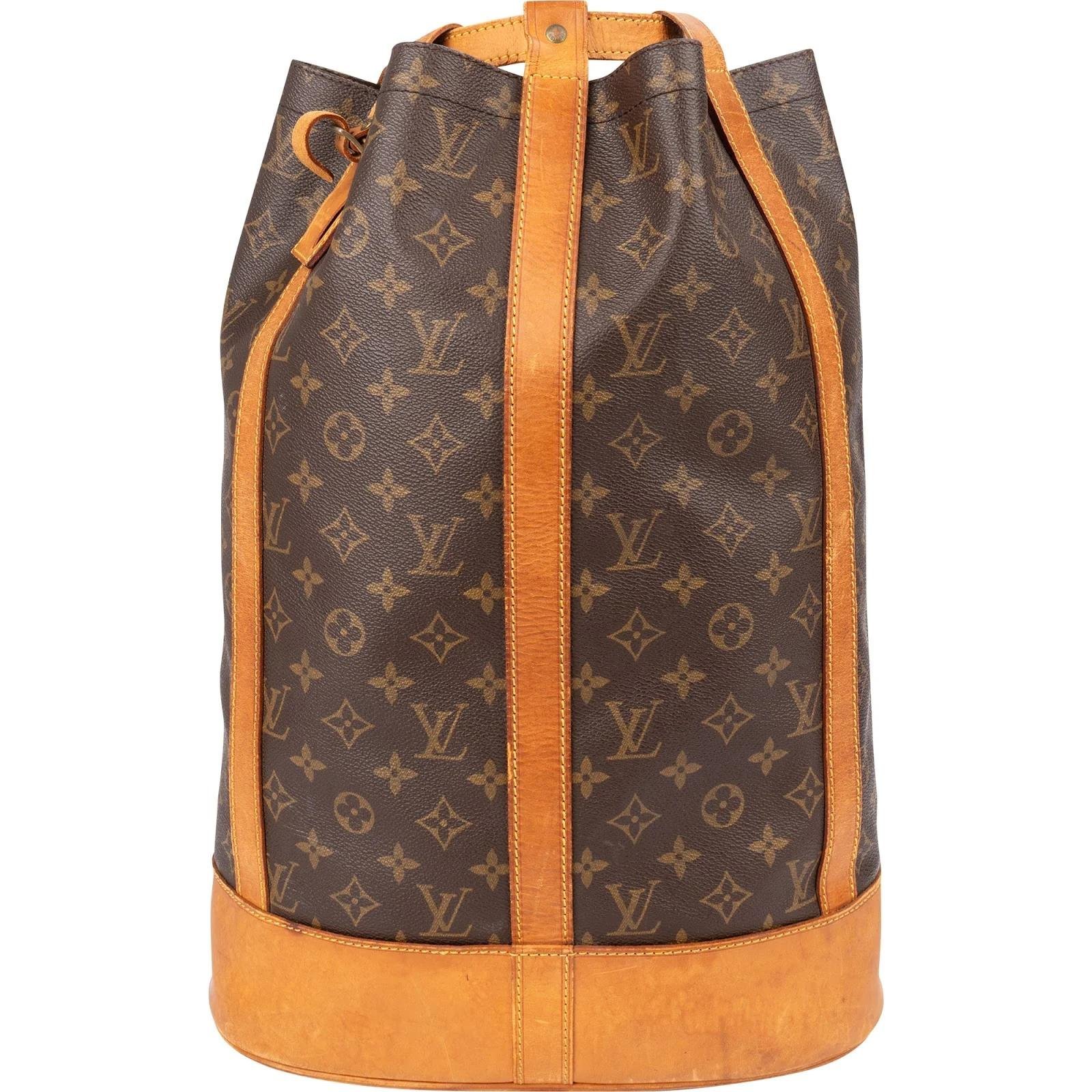 Randonnée leather handbag