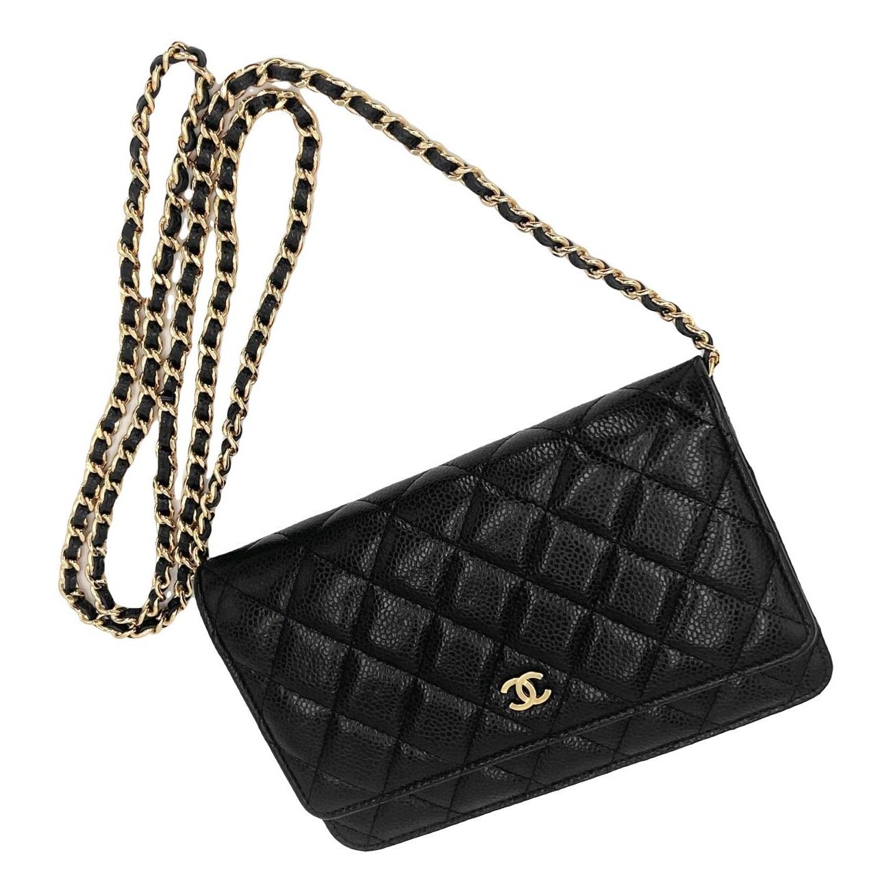 Wallet On Chain Timeless/Classique leather handbag
