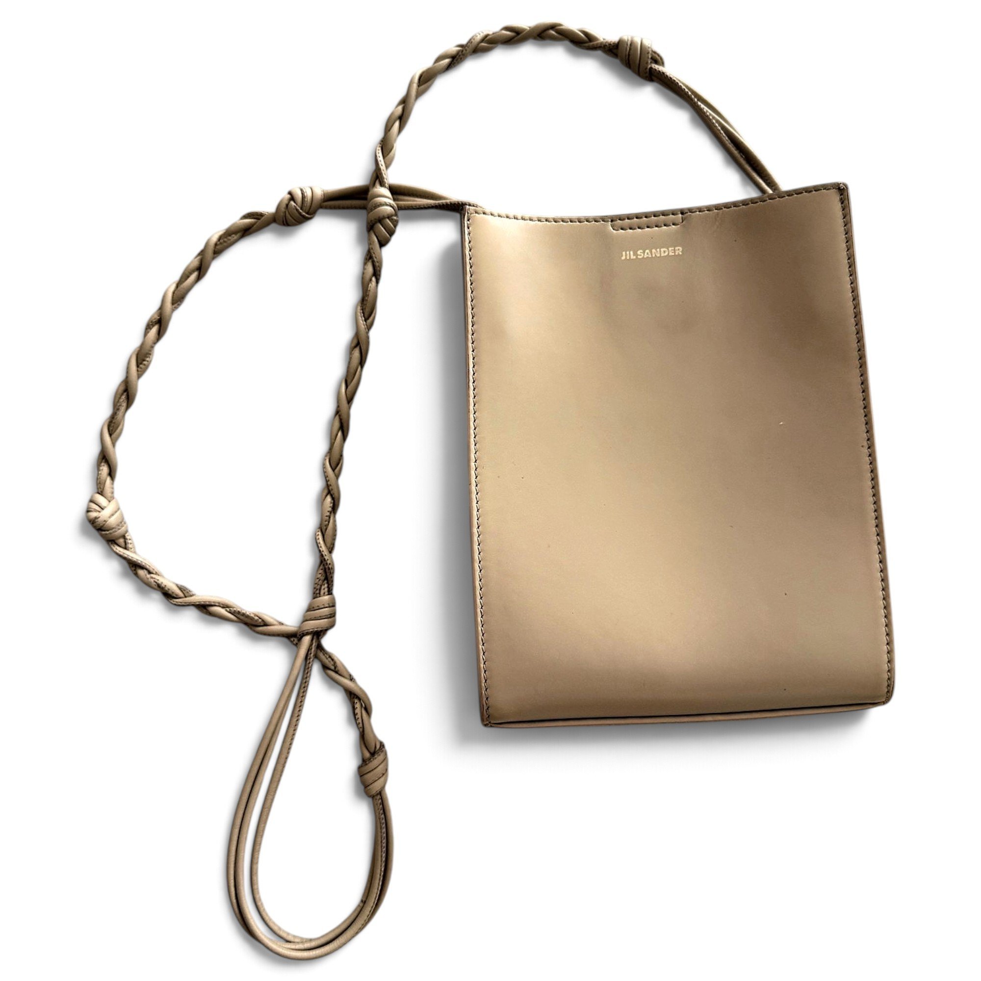 Tangle leather crossbody bag