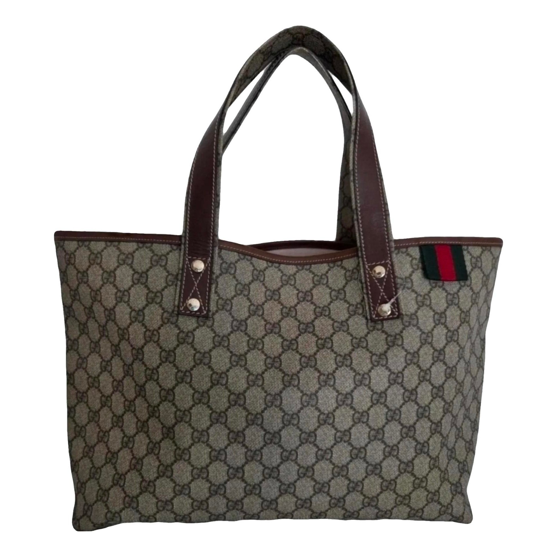 Leather tote