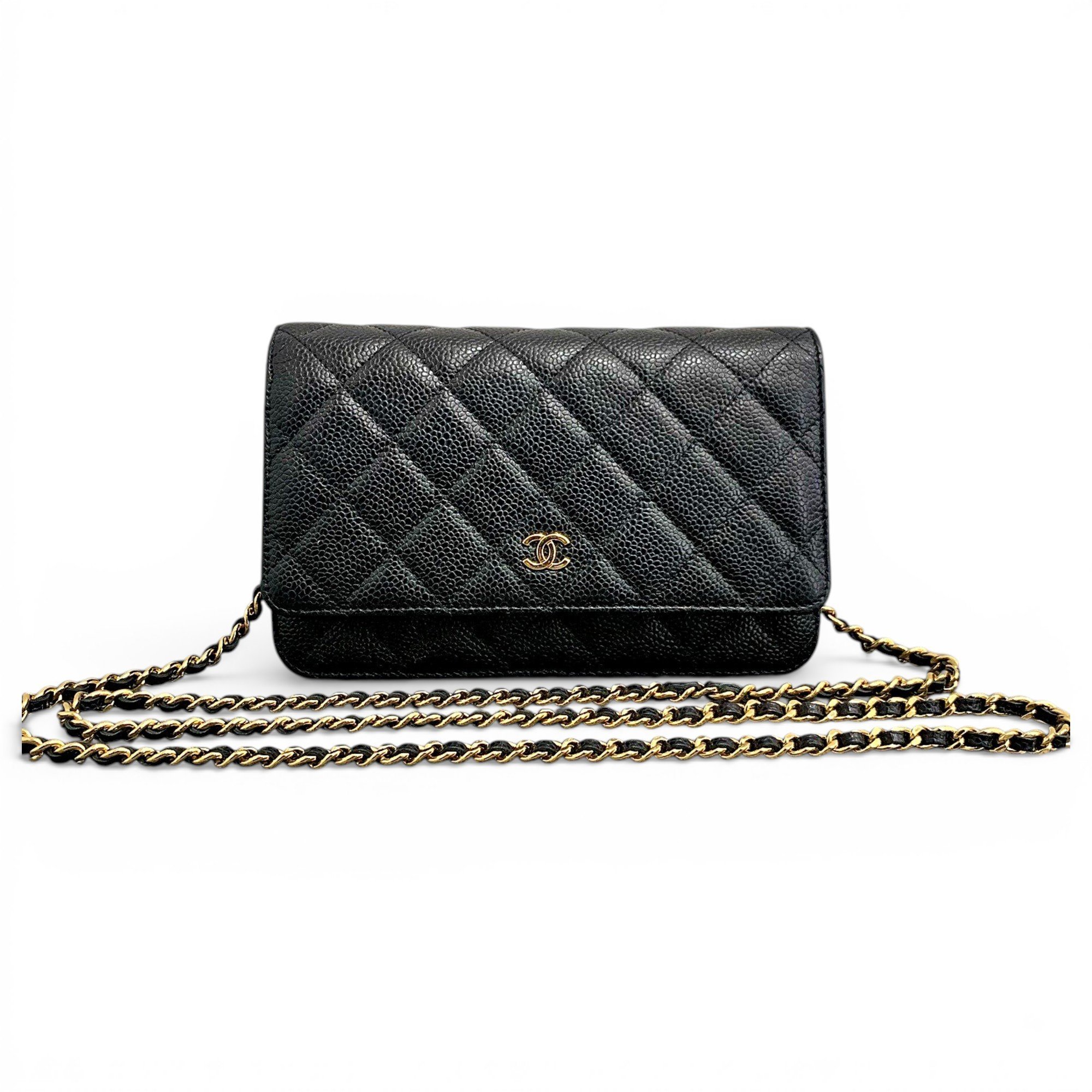 Wallet On Chain Timeless/Classique leather handbag