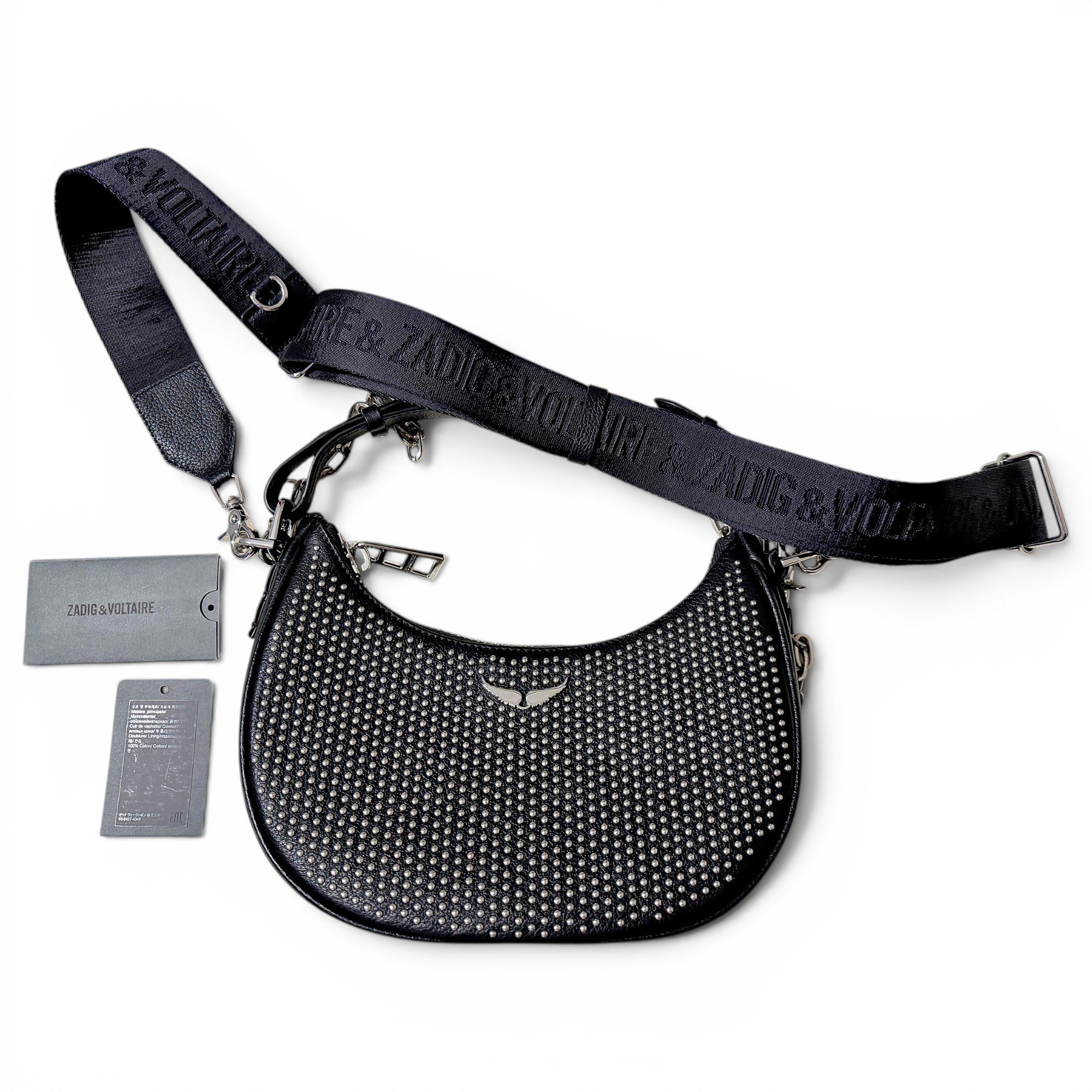 Leather crossbody bag