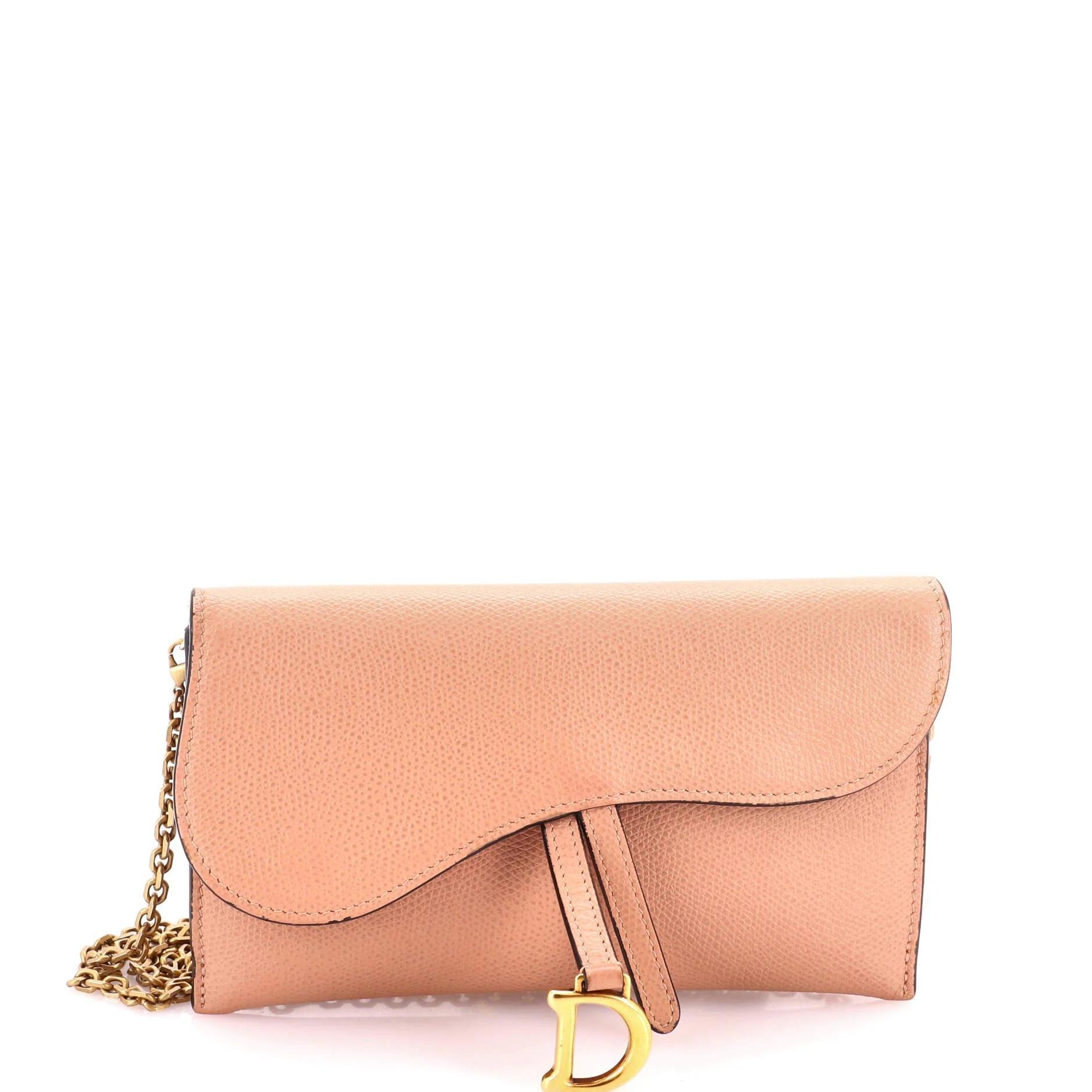 Leather clutch bag