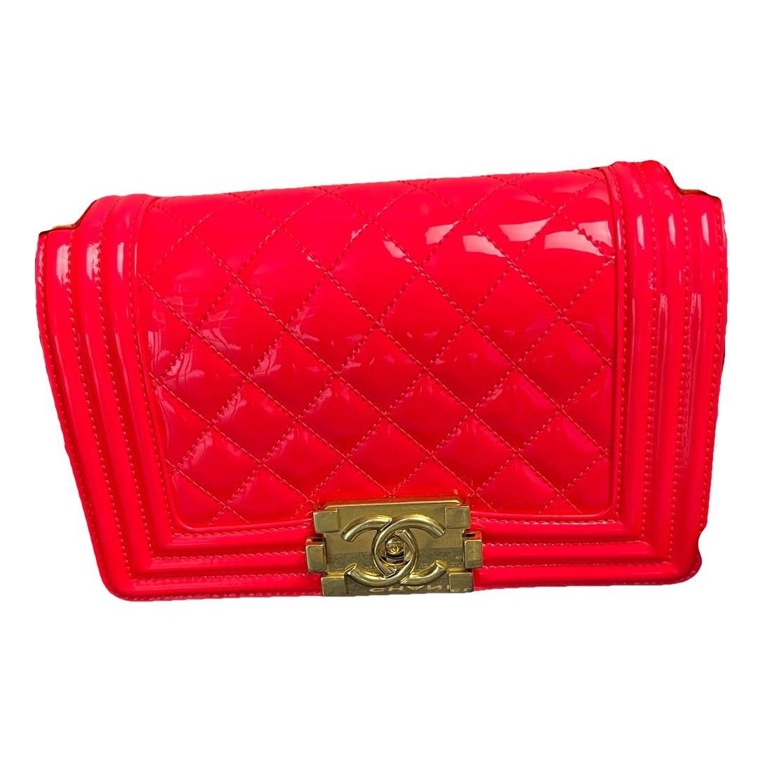 Boy patent leather crossbody bag