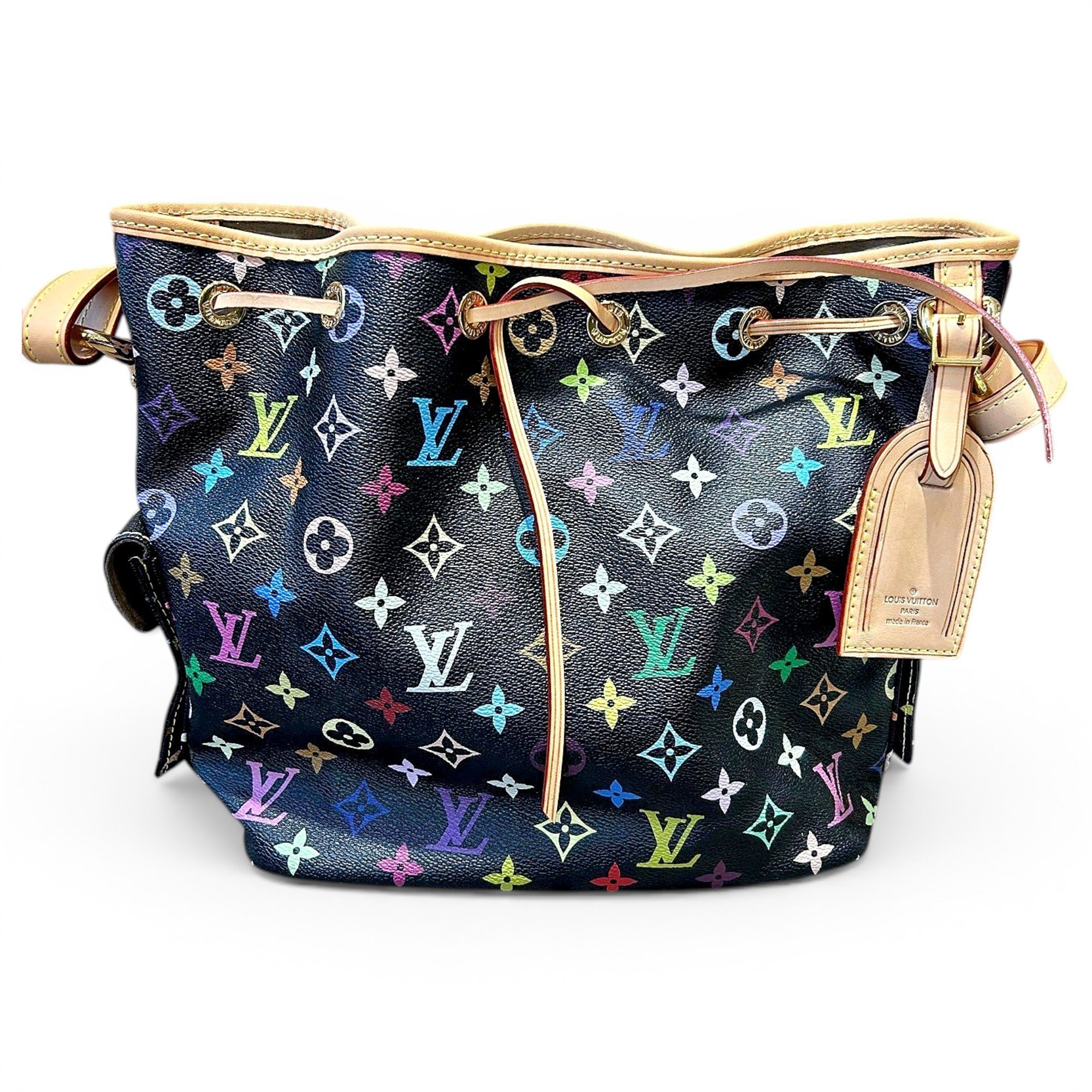 Nano Noé leather handbag