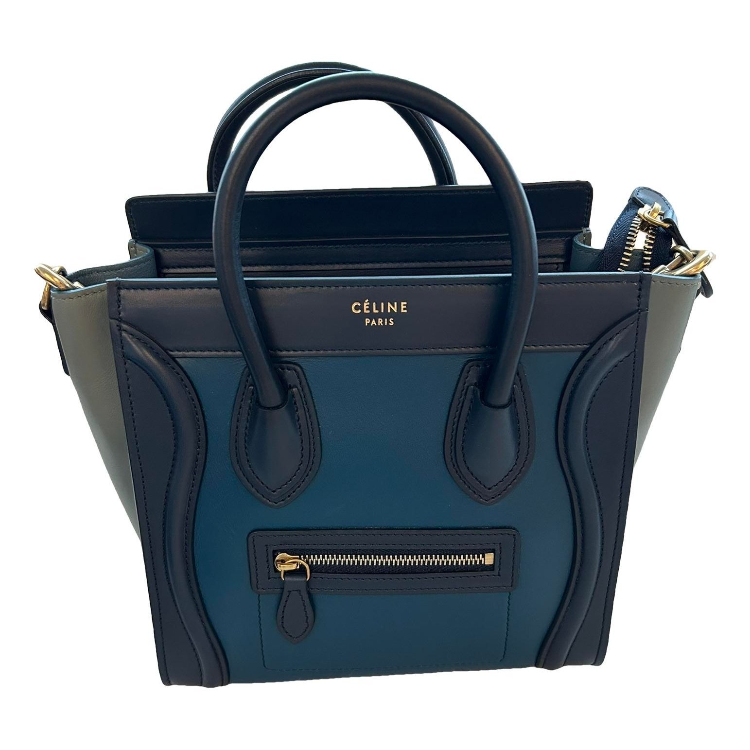 Nano Luggage leather handbag