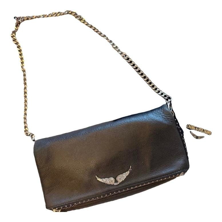 Rock leather crossbody bag
