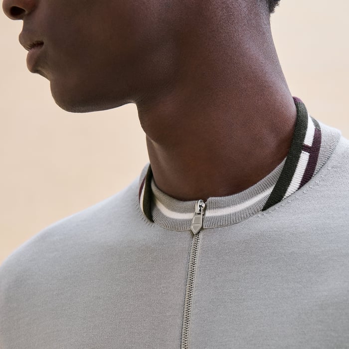 Silex "Rayures & Twist" Zipped Jacket