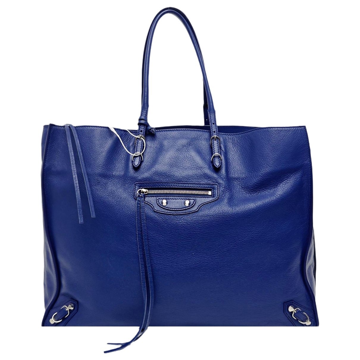 Papier leather handbag