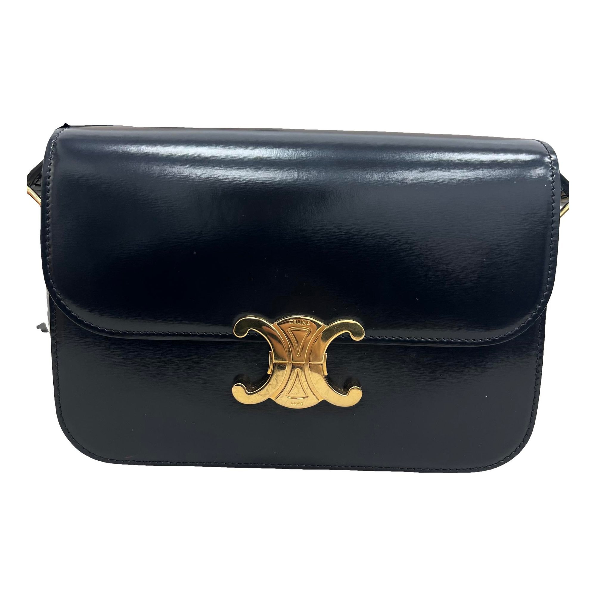 Triomphe leather handbag
