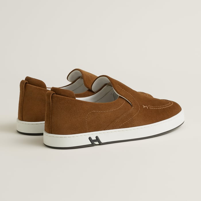 Brun Fumé Kiddy Slip-on Sneaker