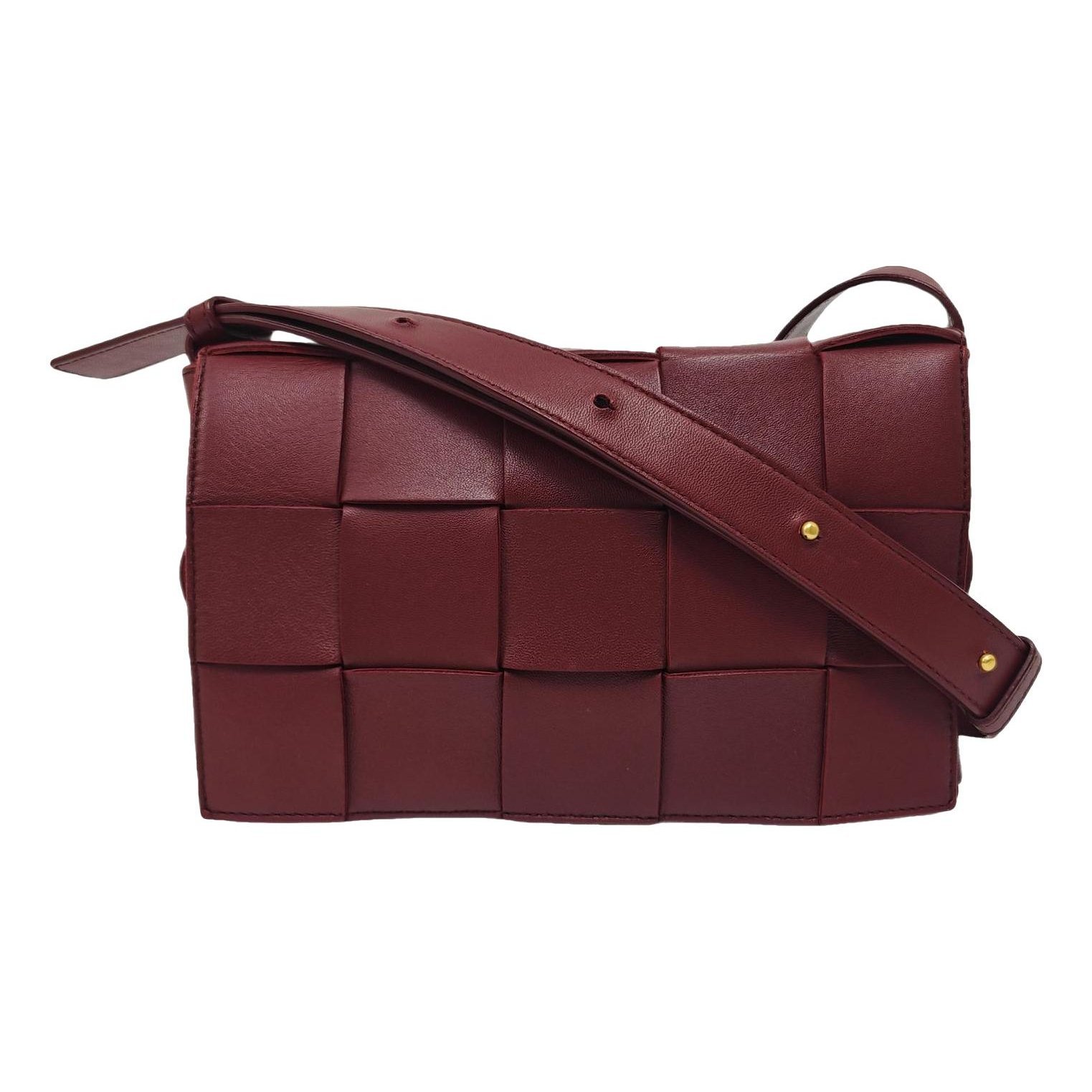Cassette leather crossbody bag