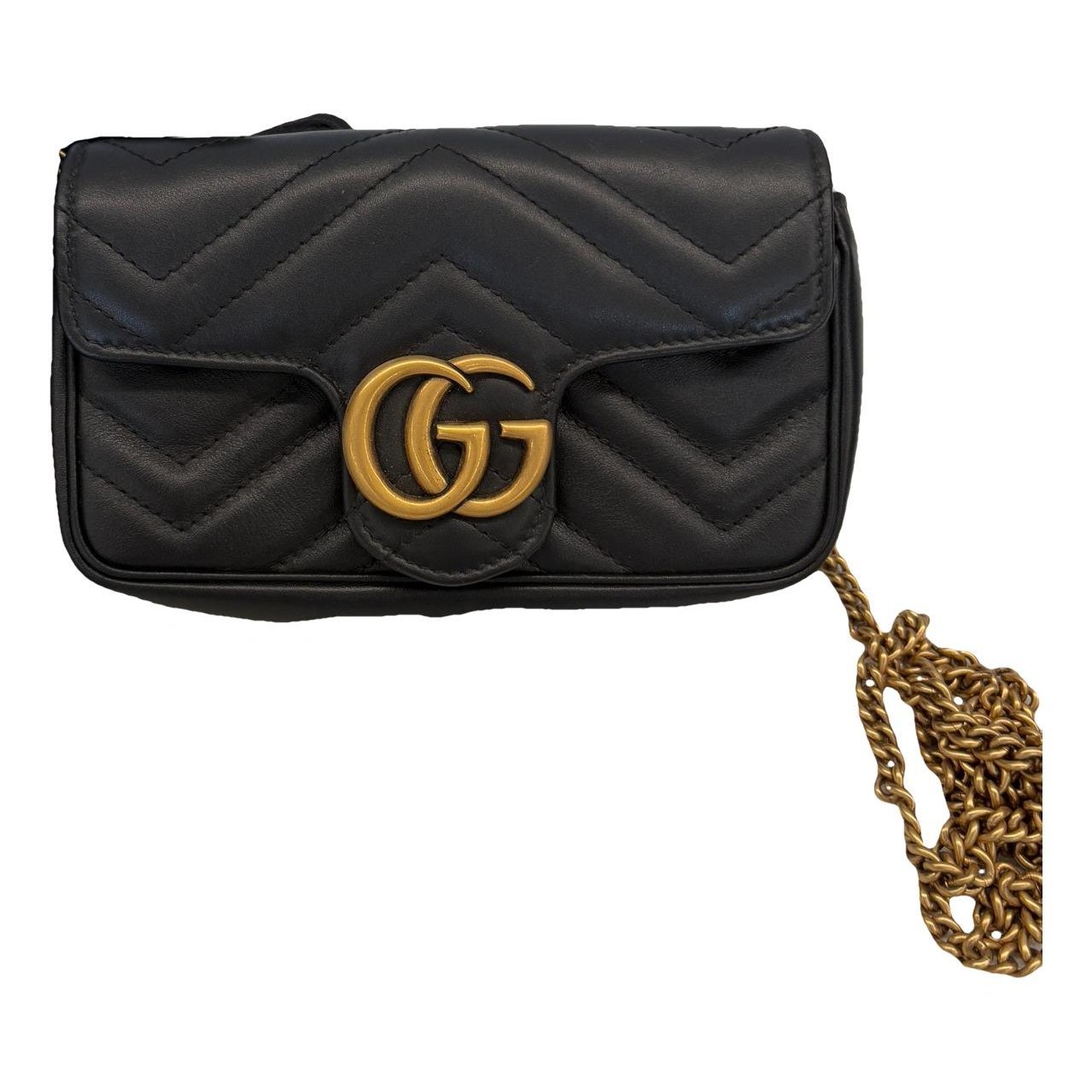 GG Marmont Chain Flap leather crossbody bag