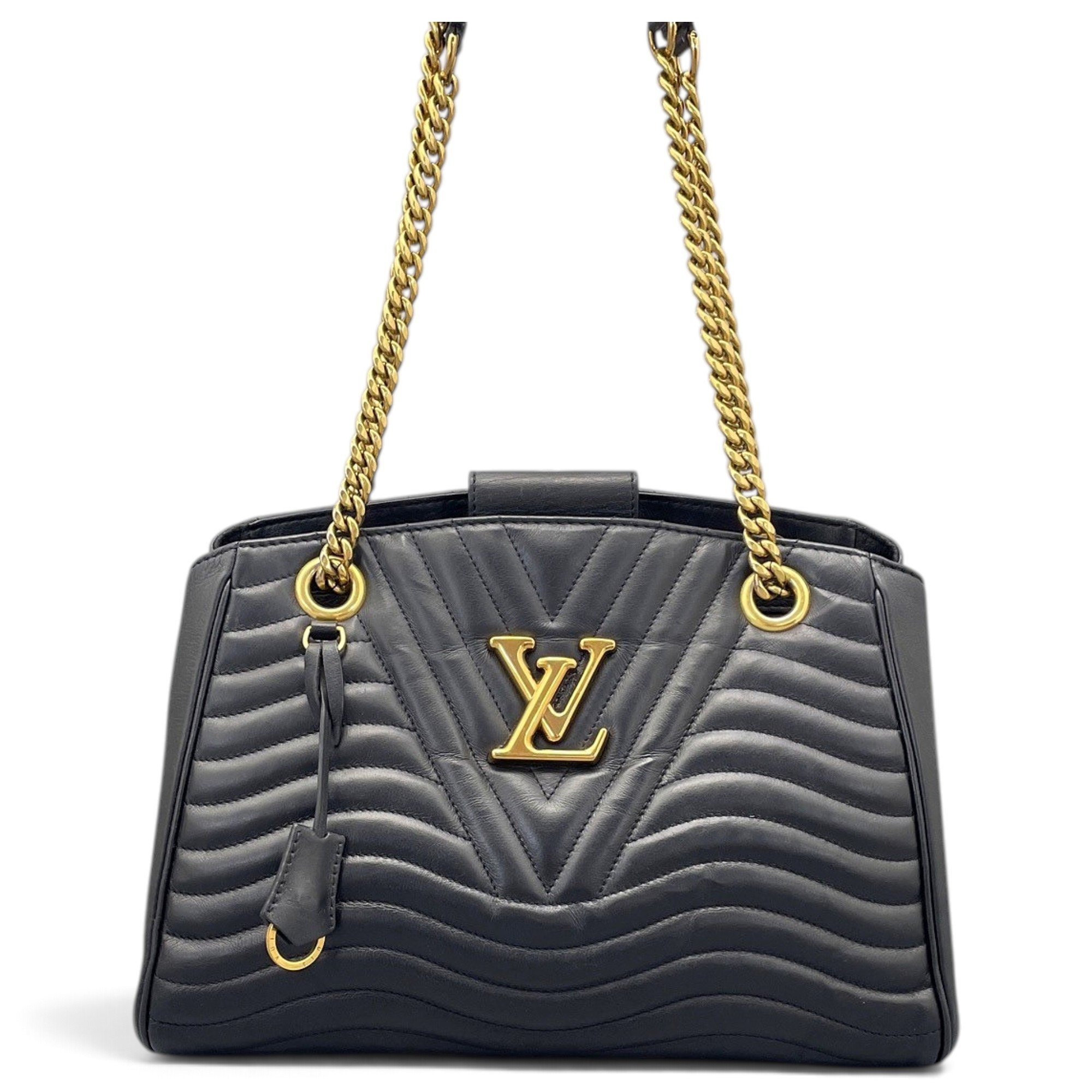 New Wave leather handbag
