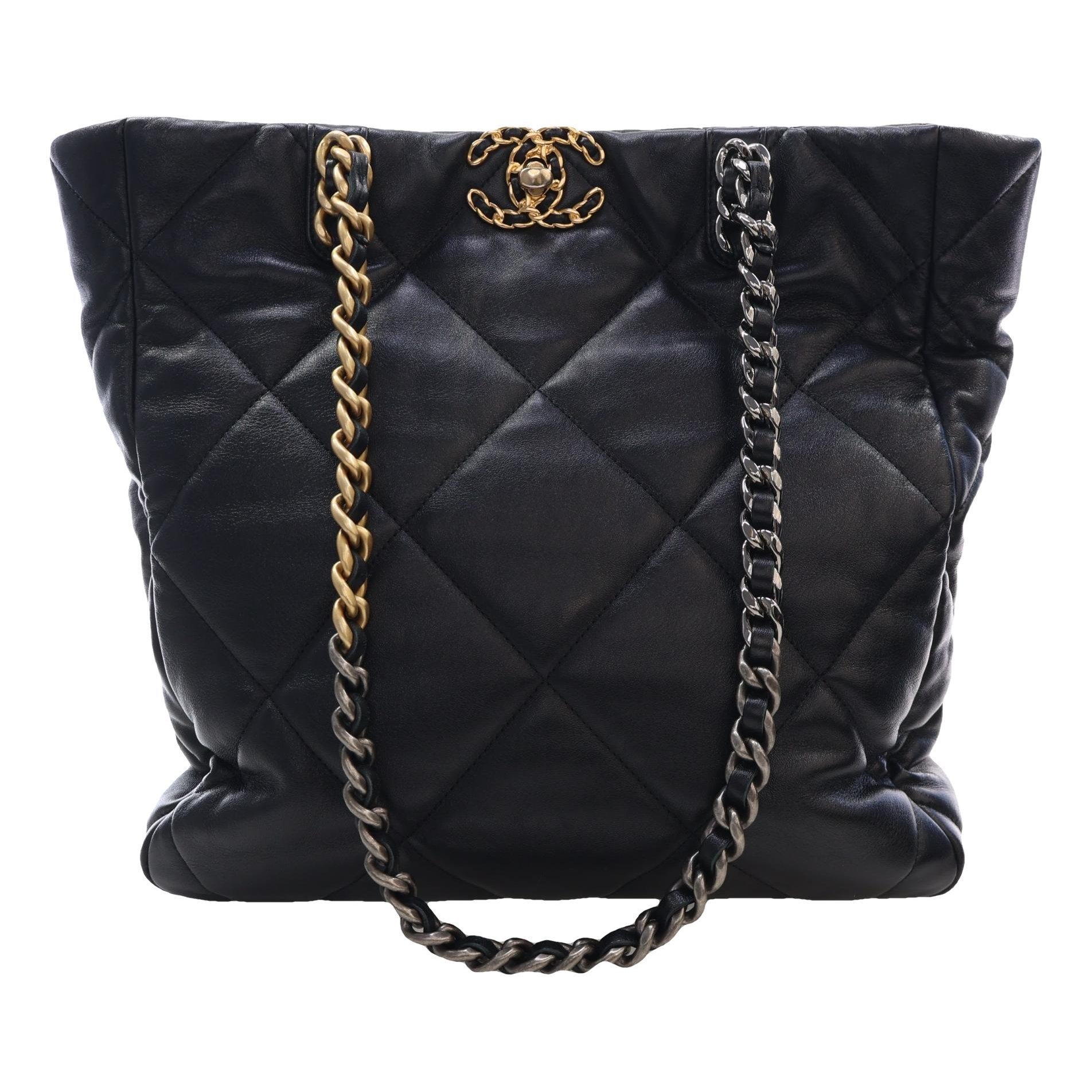 Leather tote