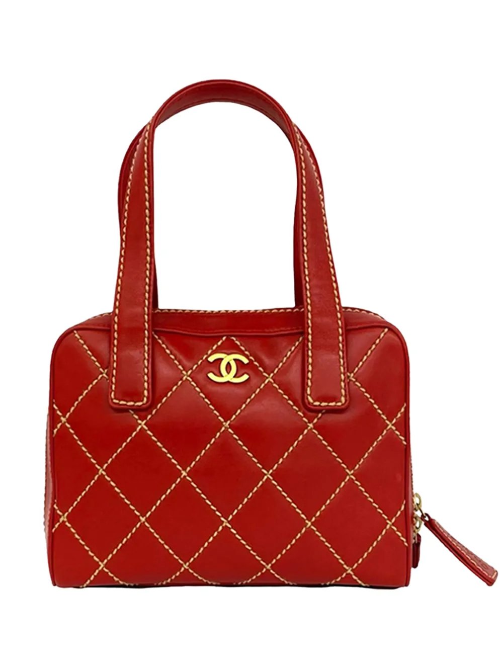 Chanel 2003-2004 Wild Stitch Lambskin handbag