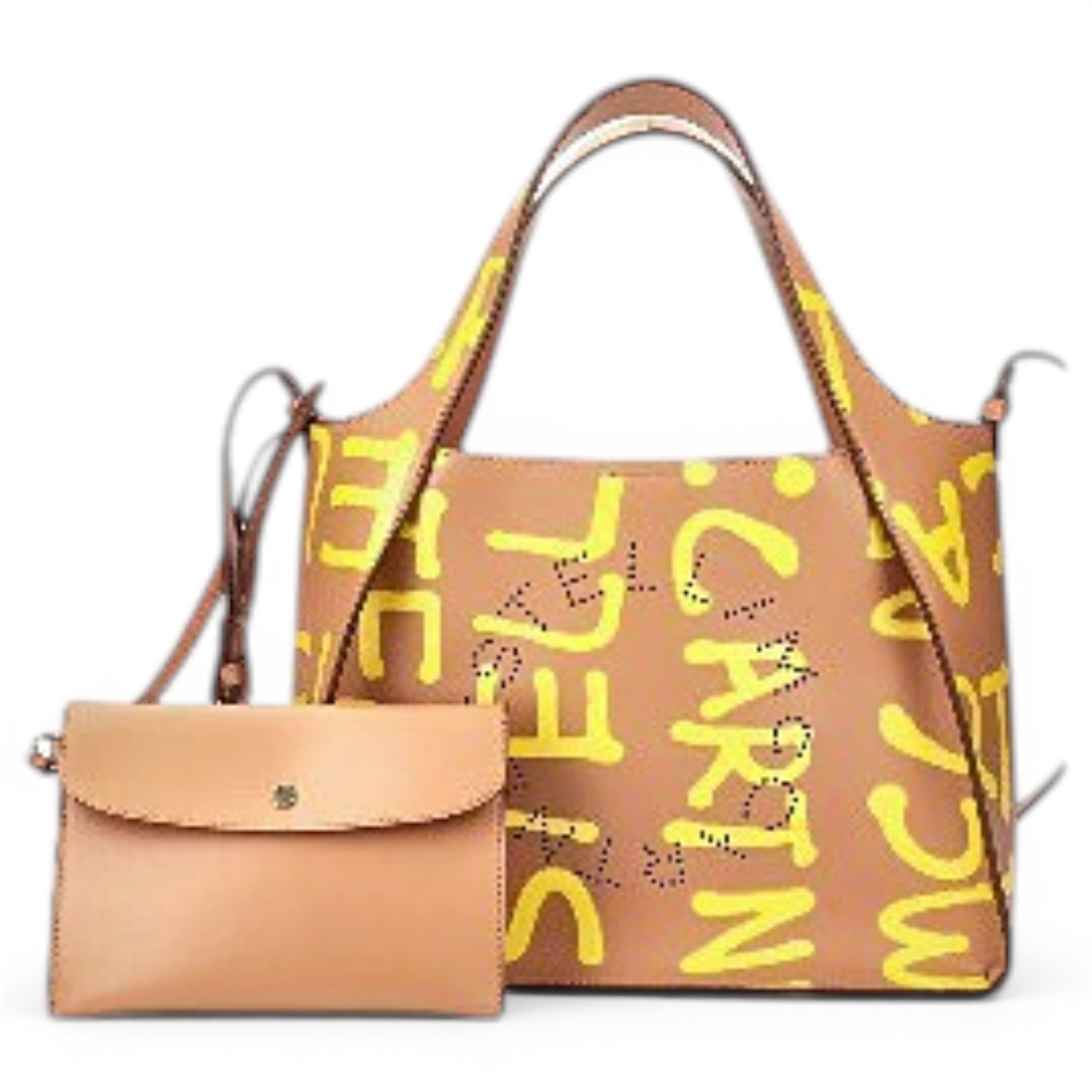 Stella McCartney Logo vegan leather handbag