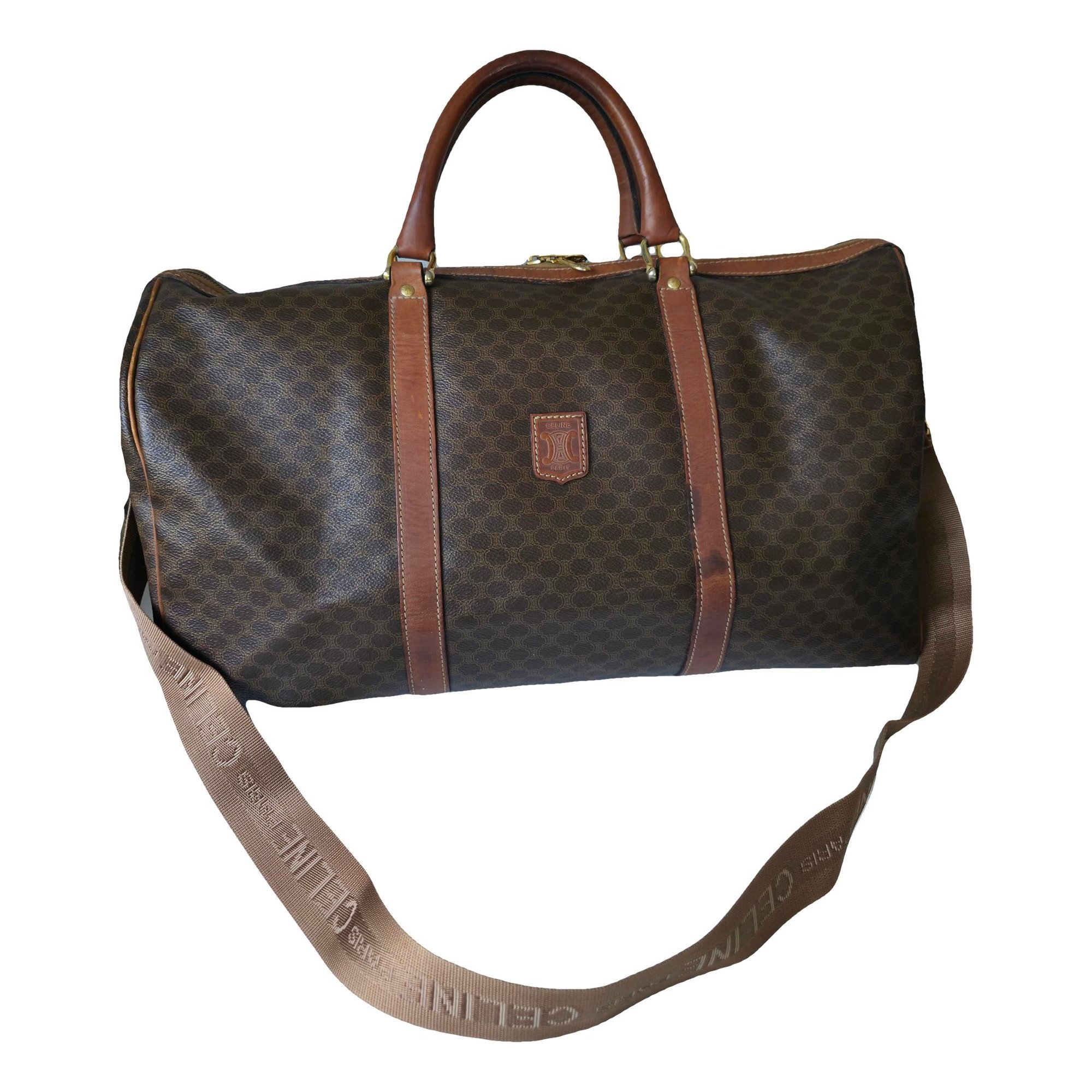Leather travel bag