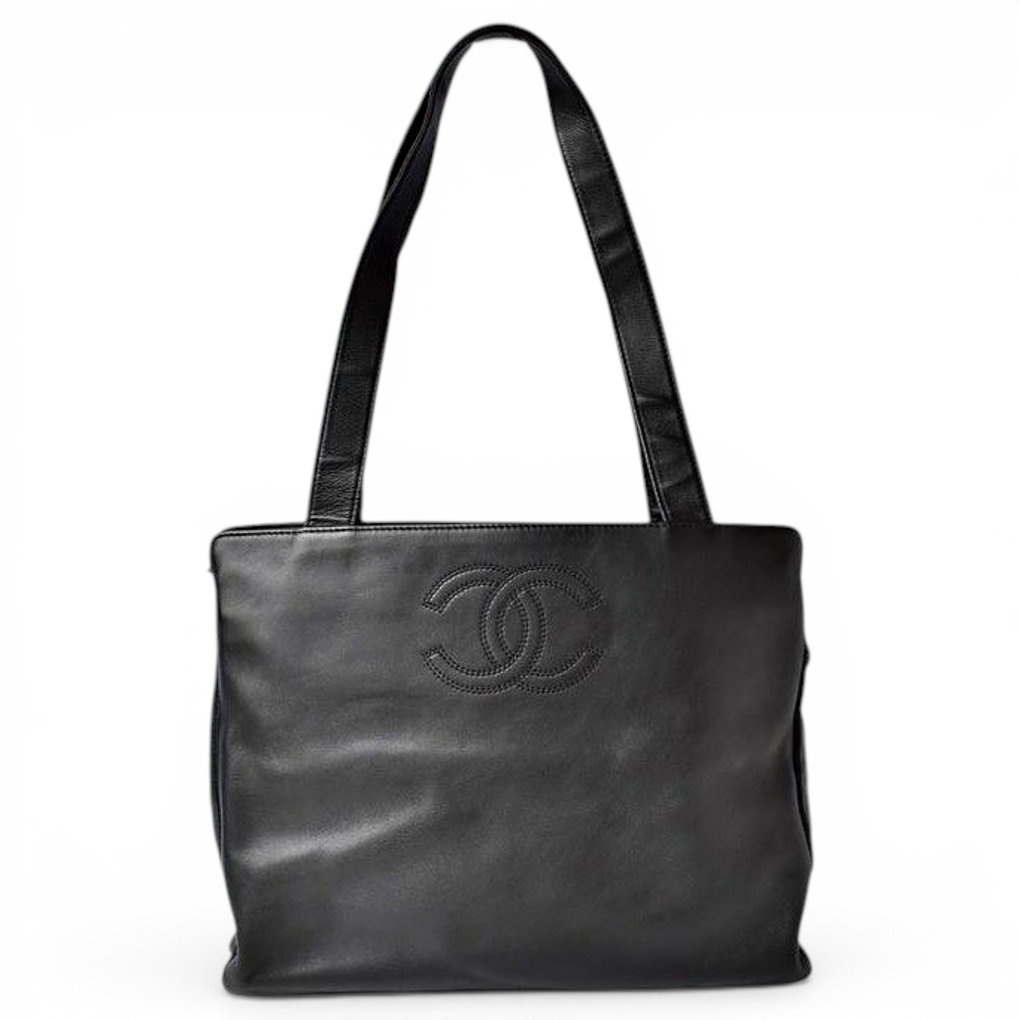 Leather tote