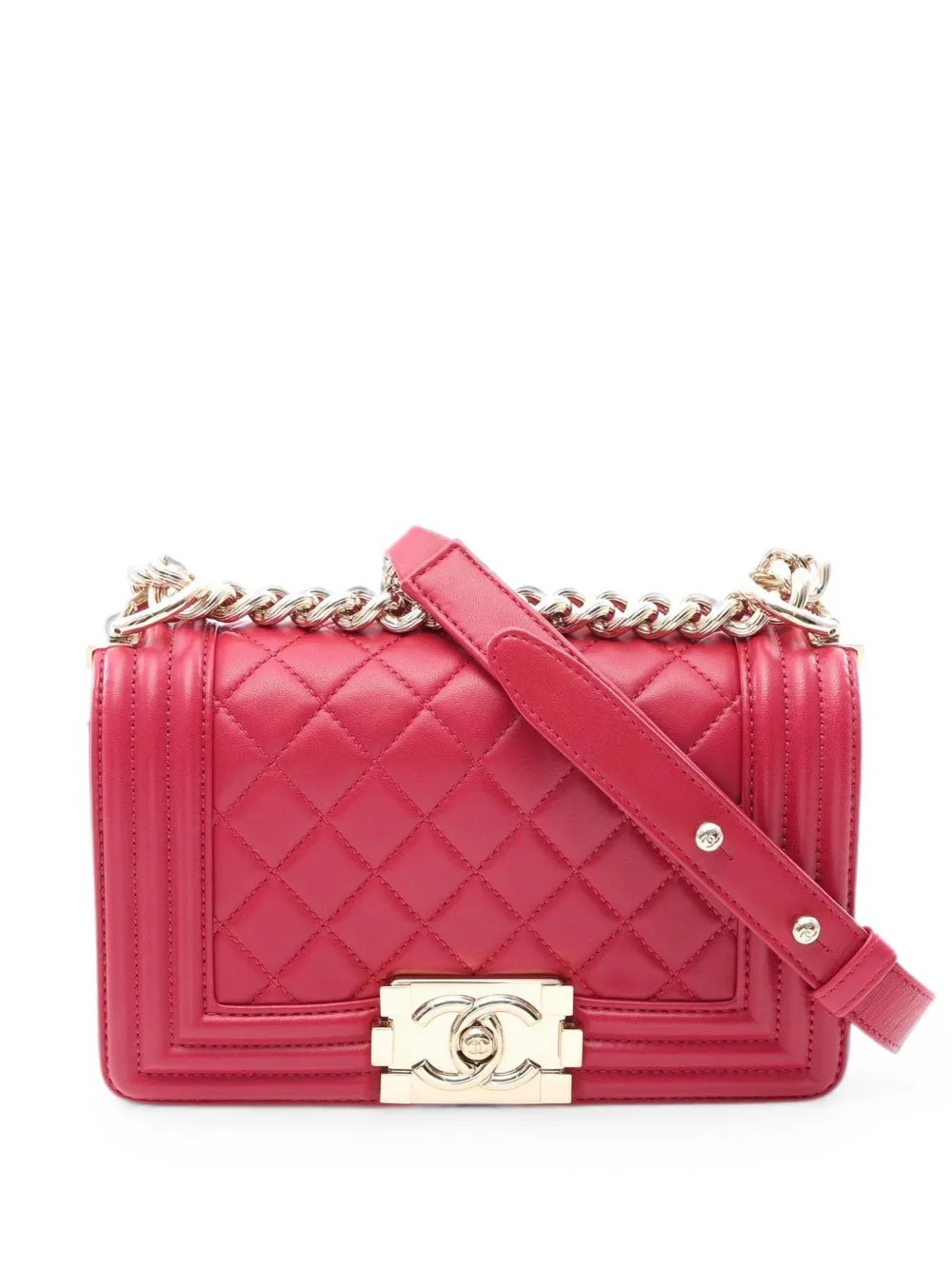 1991-1994 small Boy Chanel leather shoulder bag