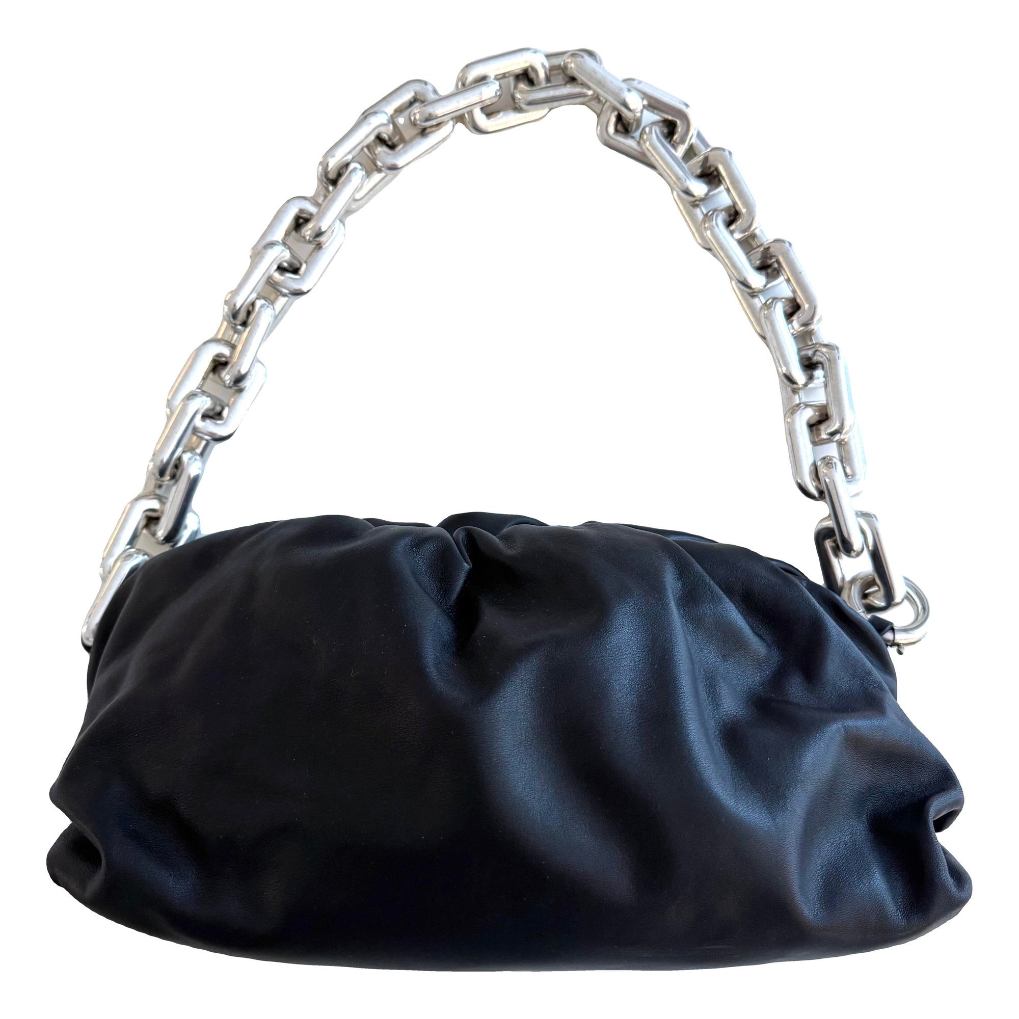Chain Pouch leather handbag