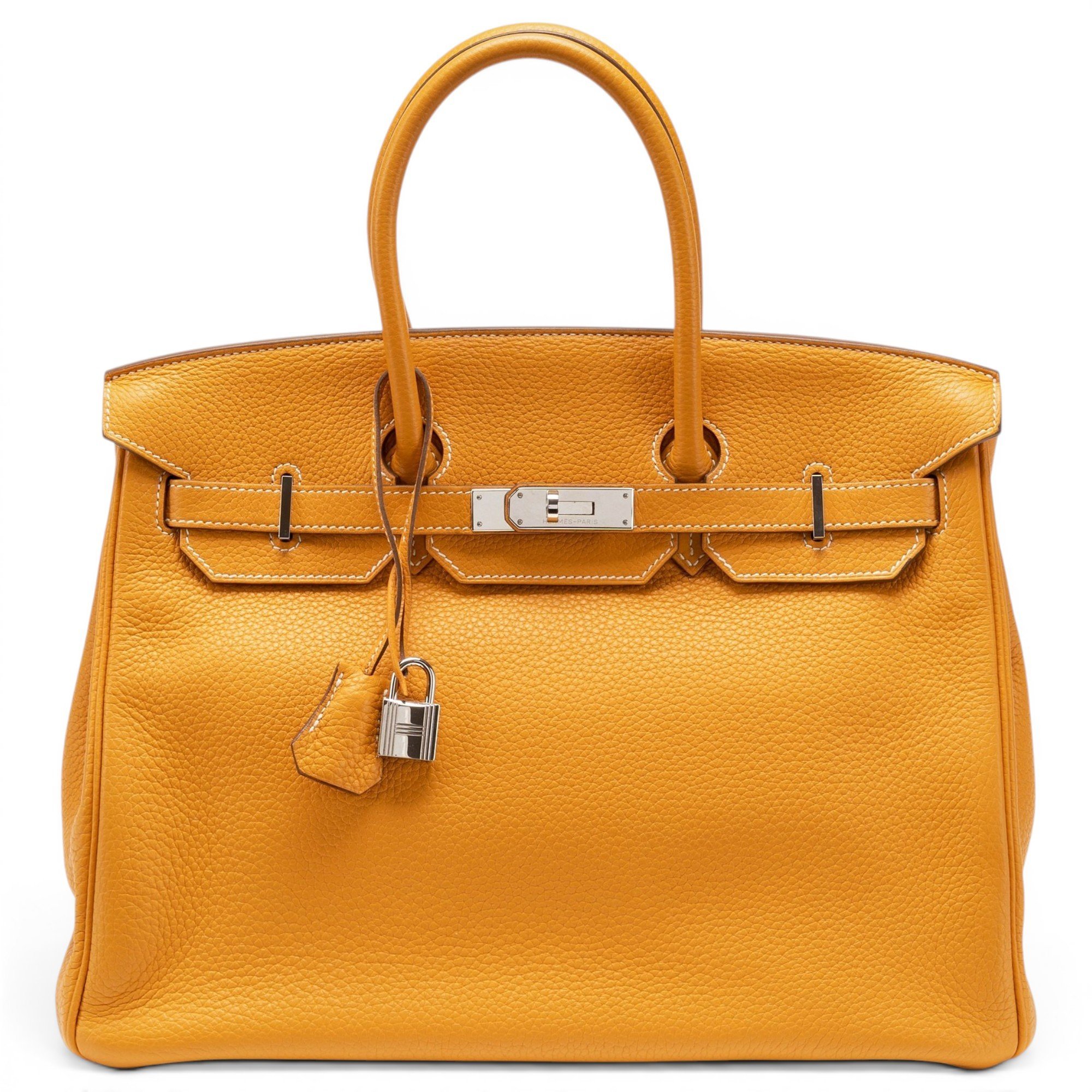 Birkin 35 leather handbag