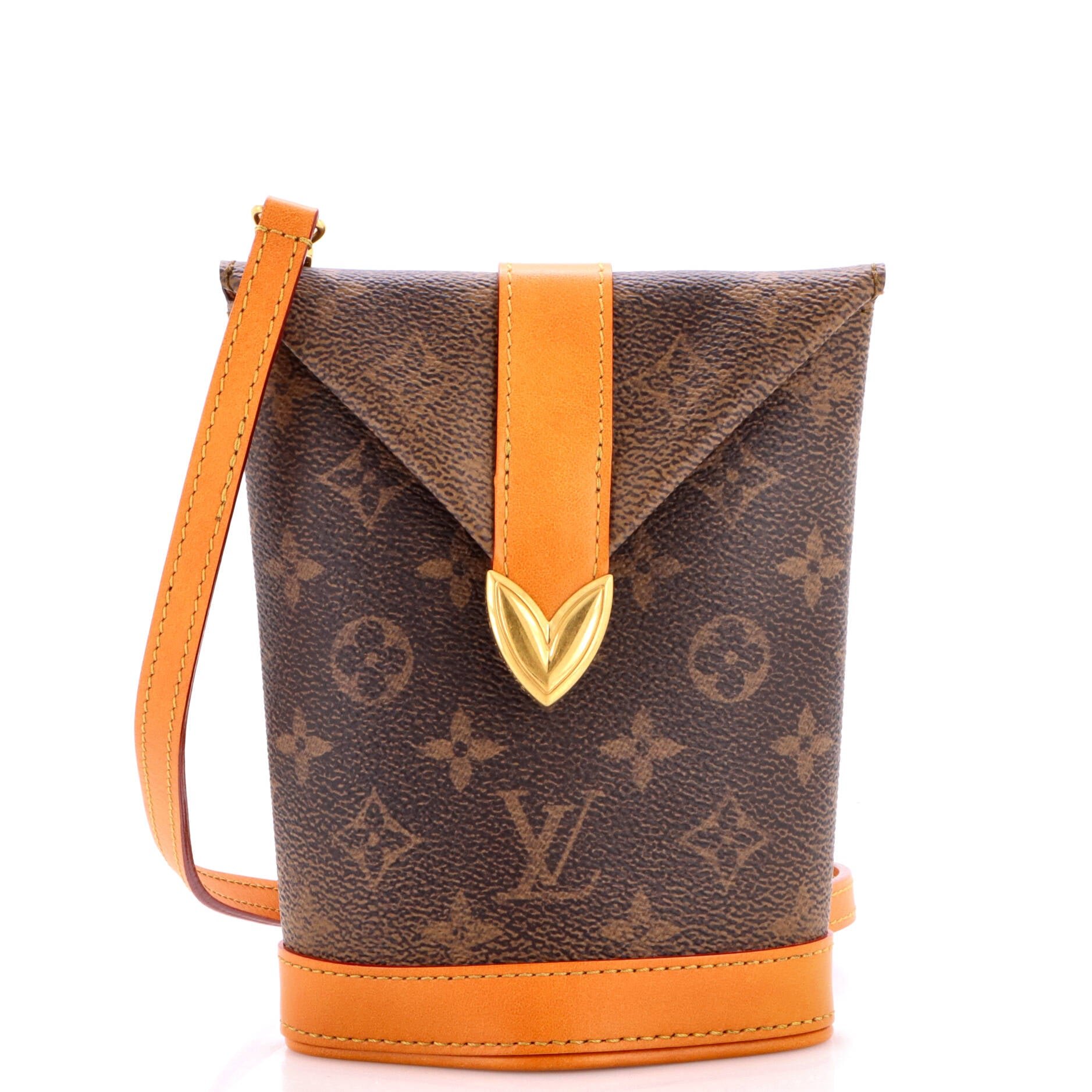 Envelope Pouch Monogram Dust Leather
