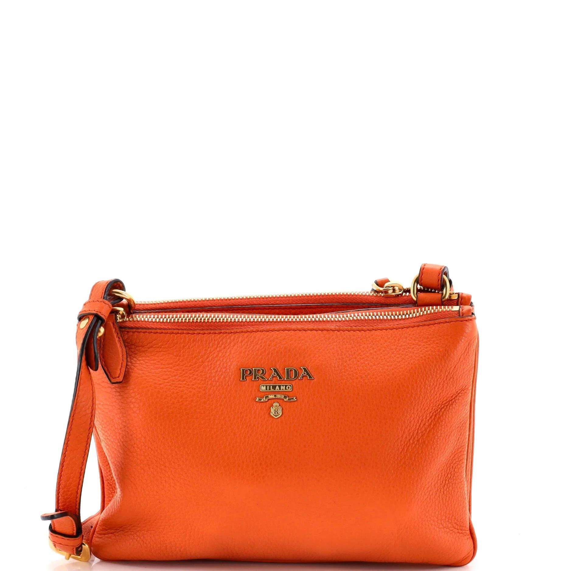Leather crossbody bag