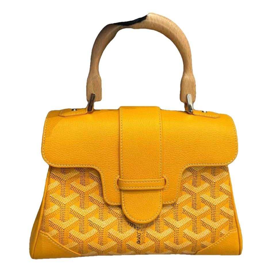 Goyard Saïgon leather handbag