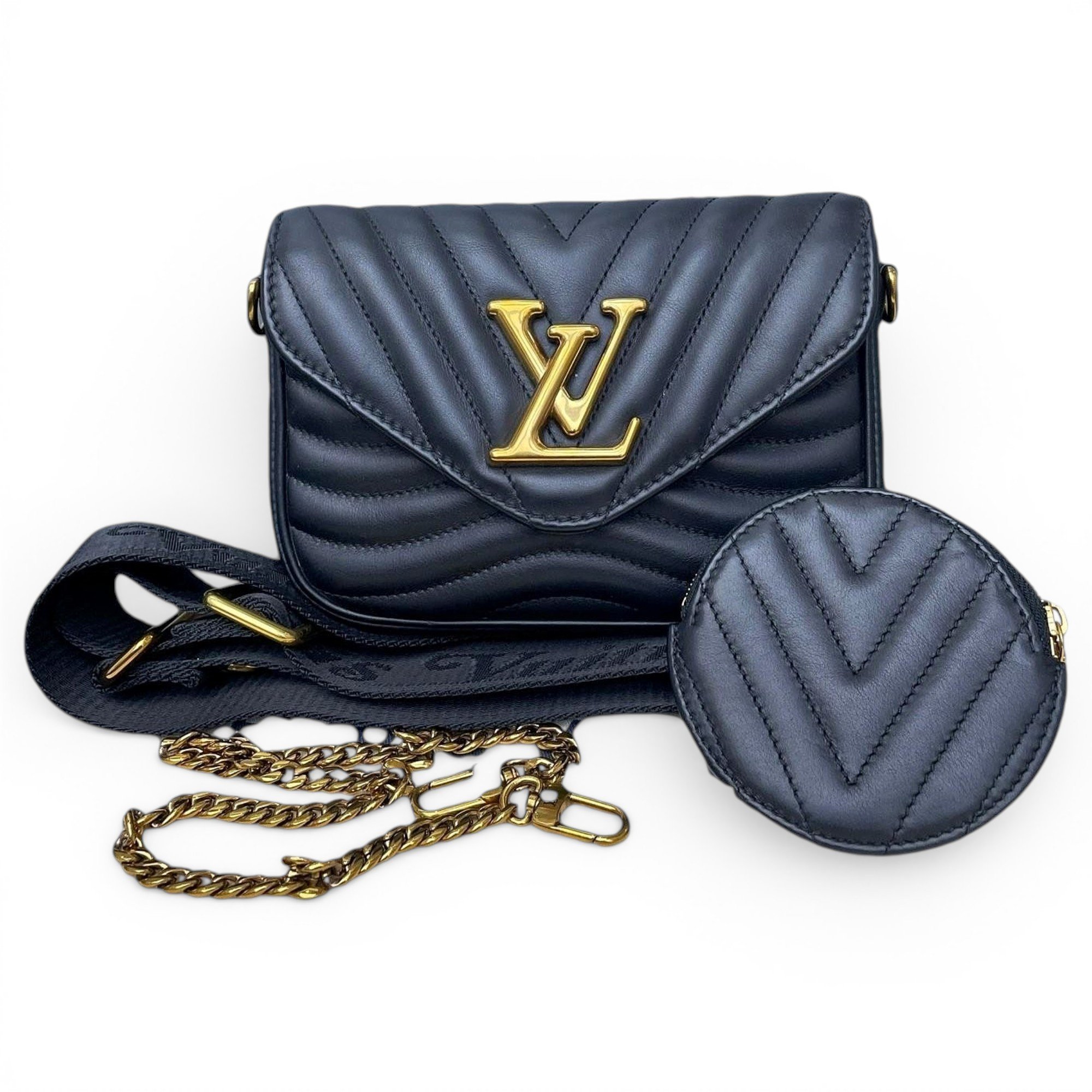 New Wave leather handbag