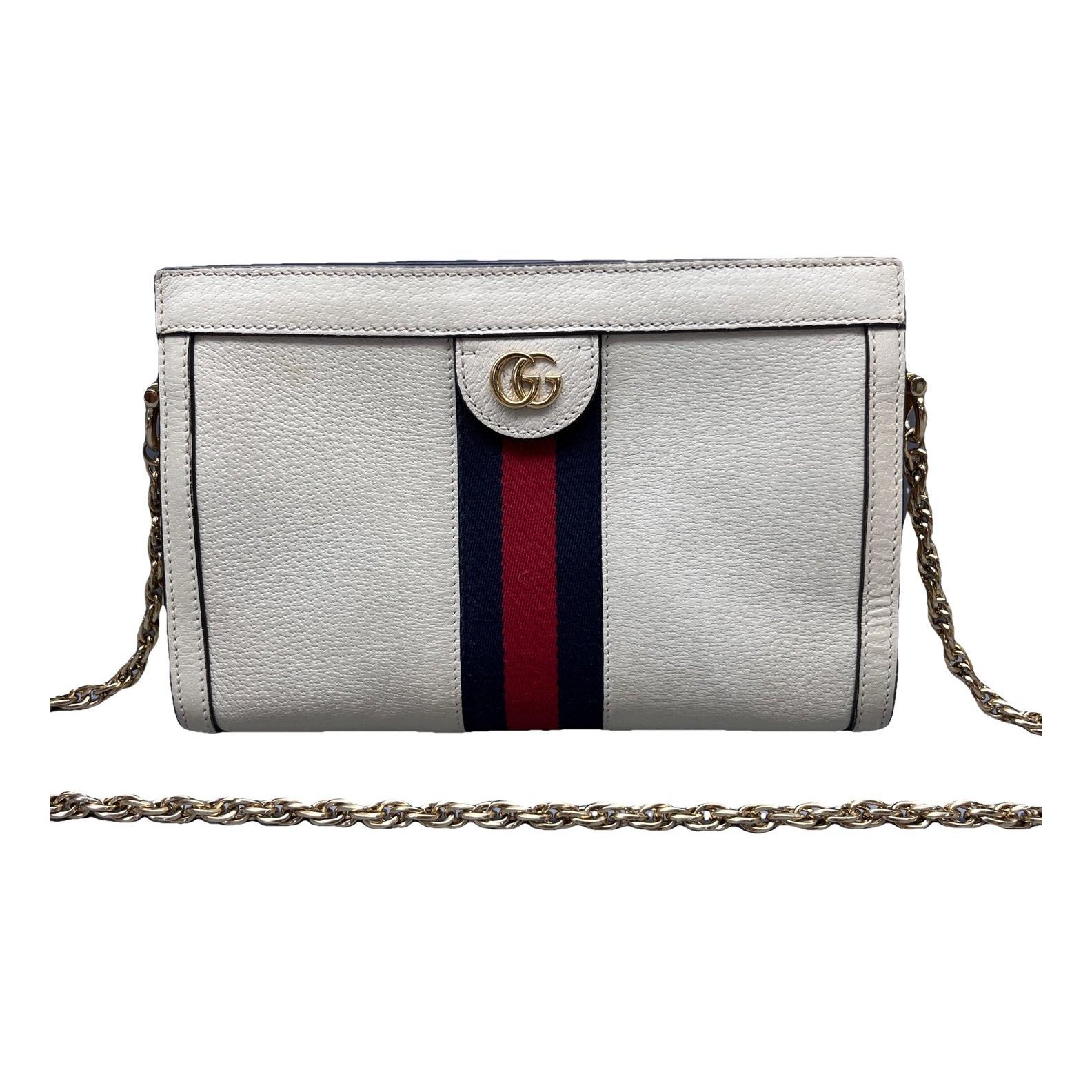 Ophidia Chain leather handbag