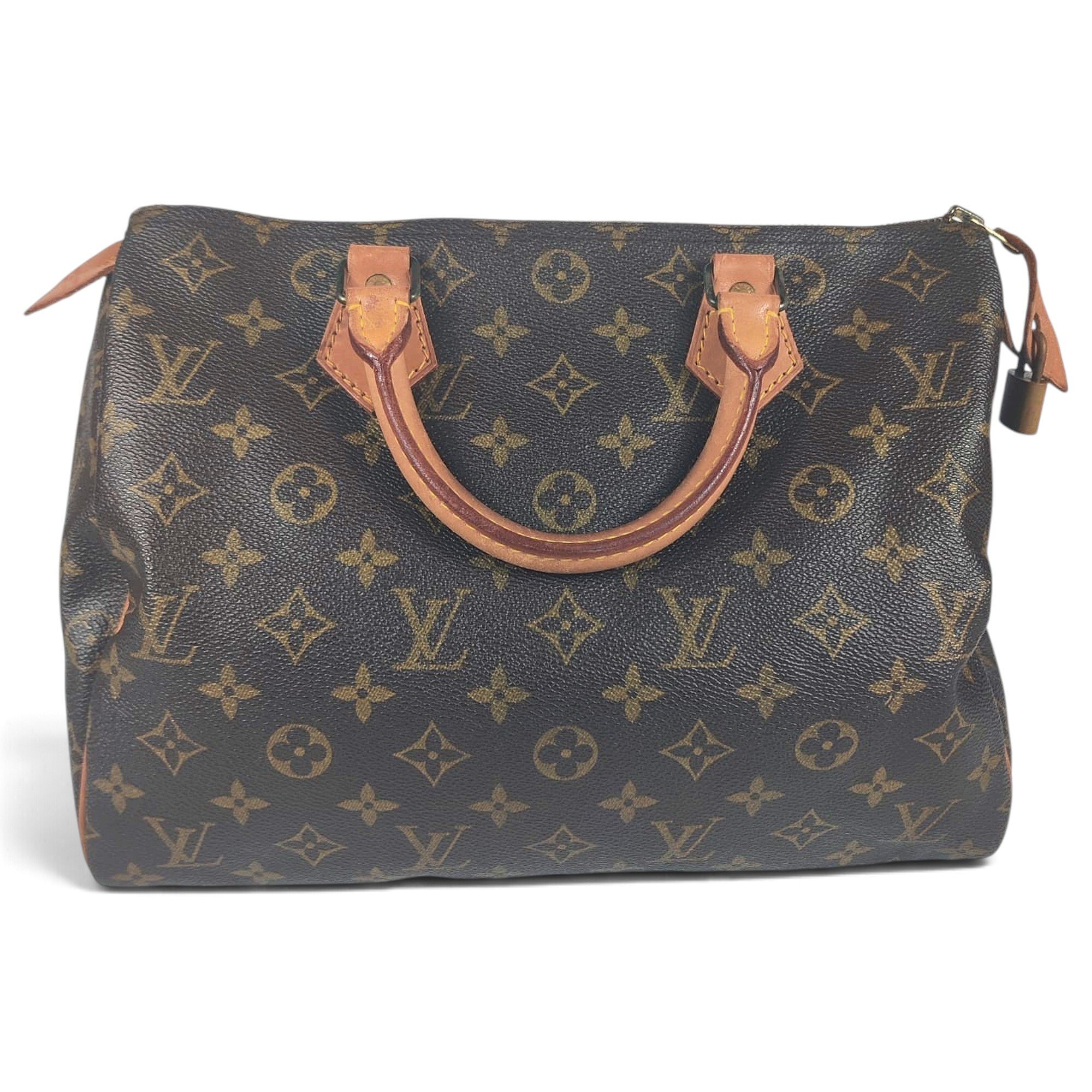 Speedy leather handbag
