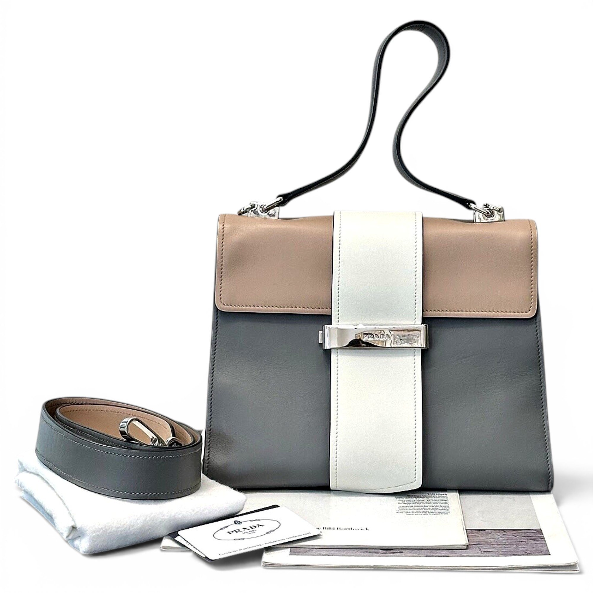 Leather handbag
