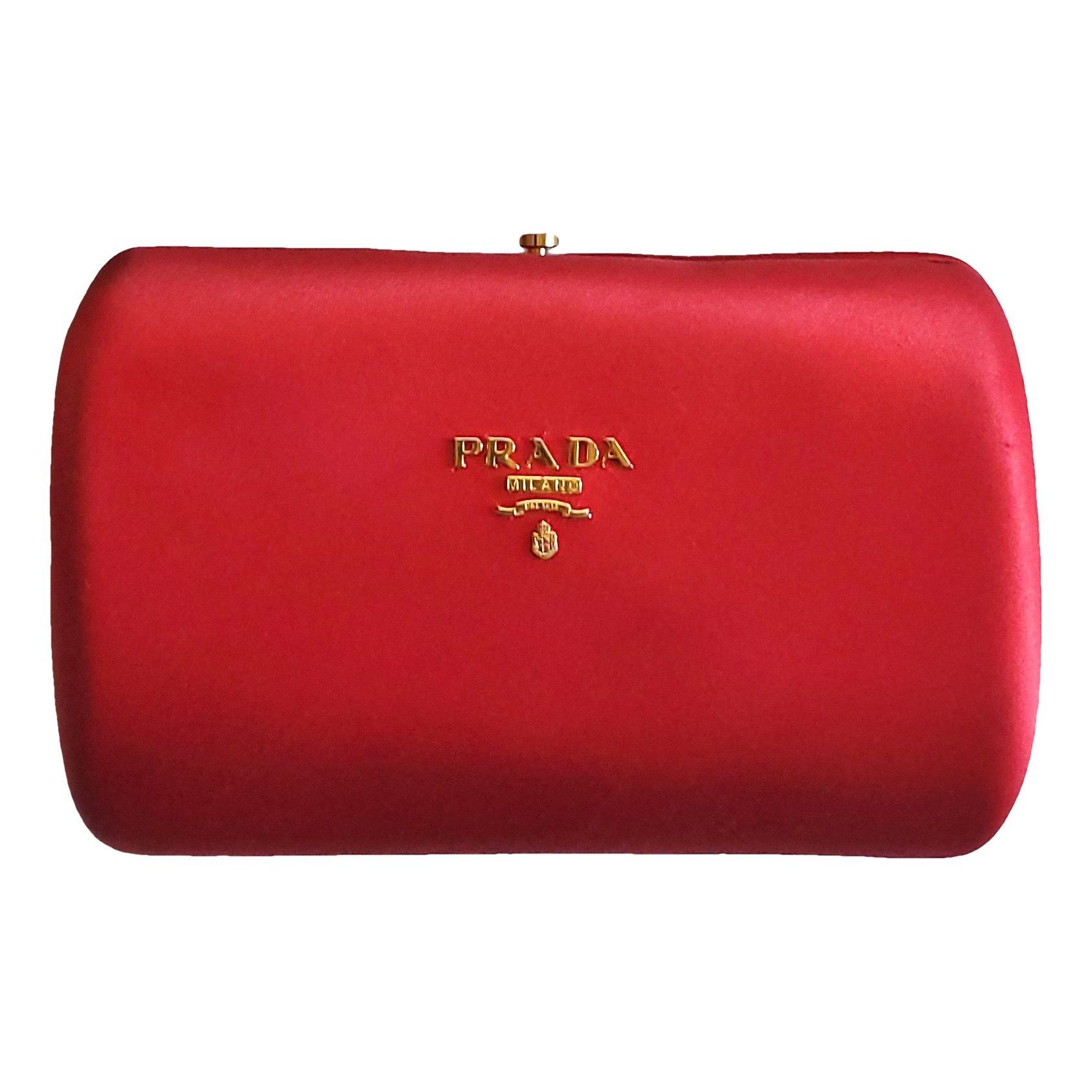 Silk clutch bag