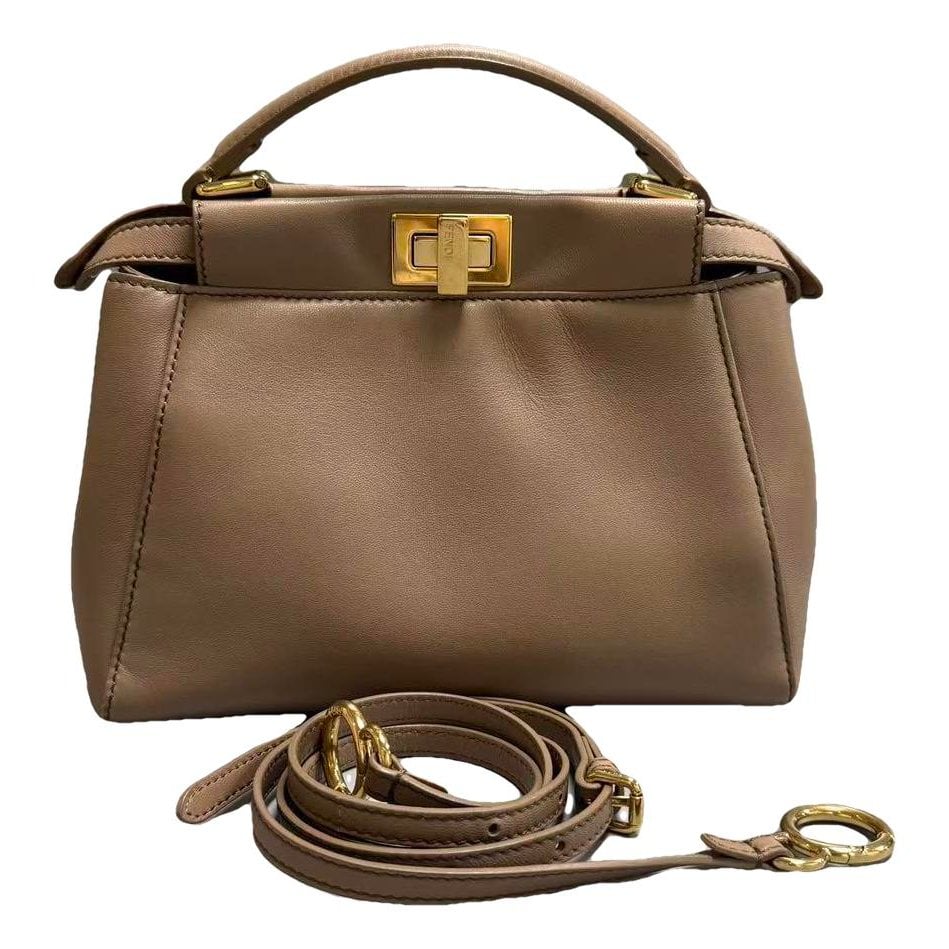 Peekaboo leather handbag