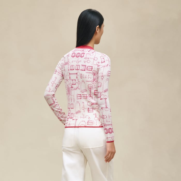 Blanc Naturel "Cahier Du Colporteur" Buttoned Cardigan