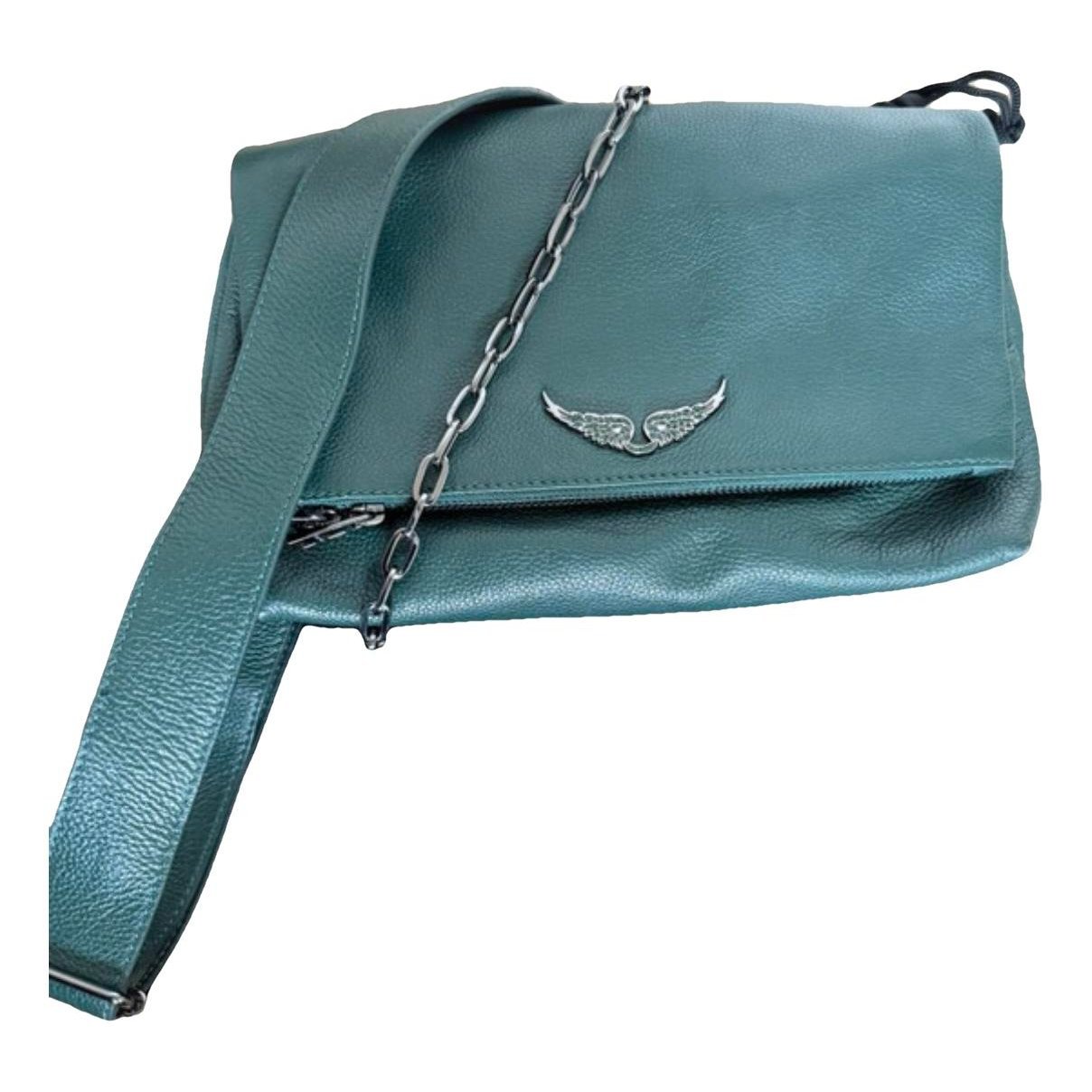 Rock leather crossbody bag