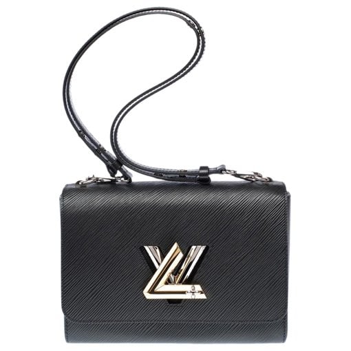 Twist leather handbag
