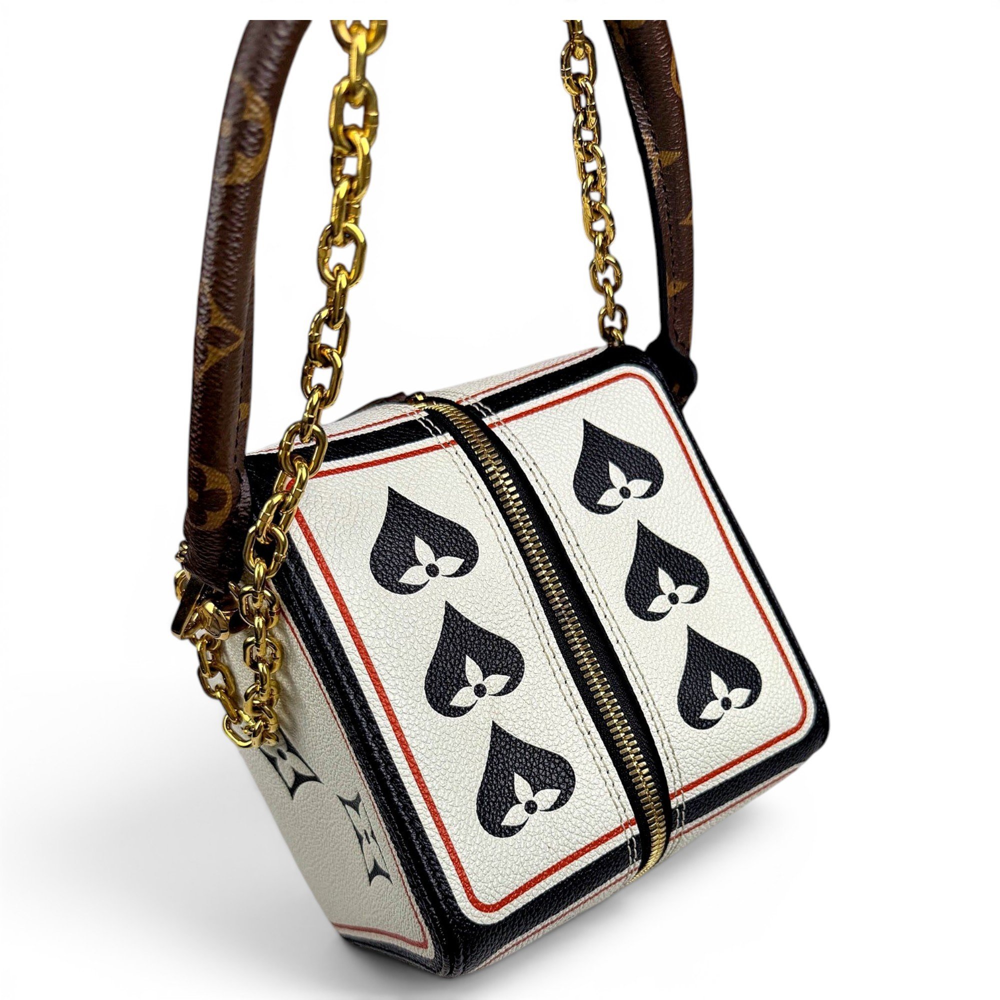 Coeur Game On leather handbag