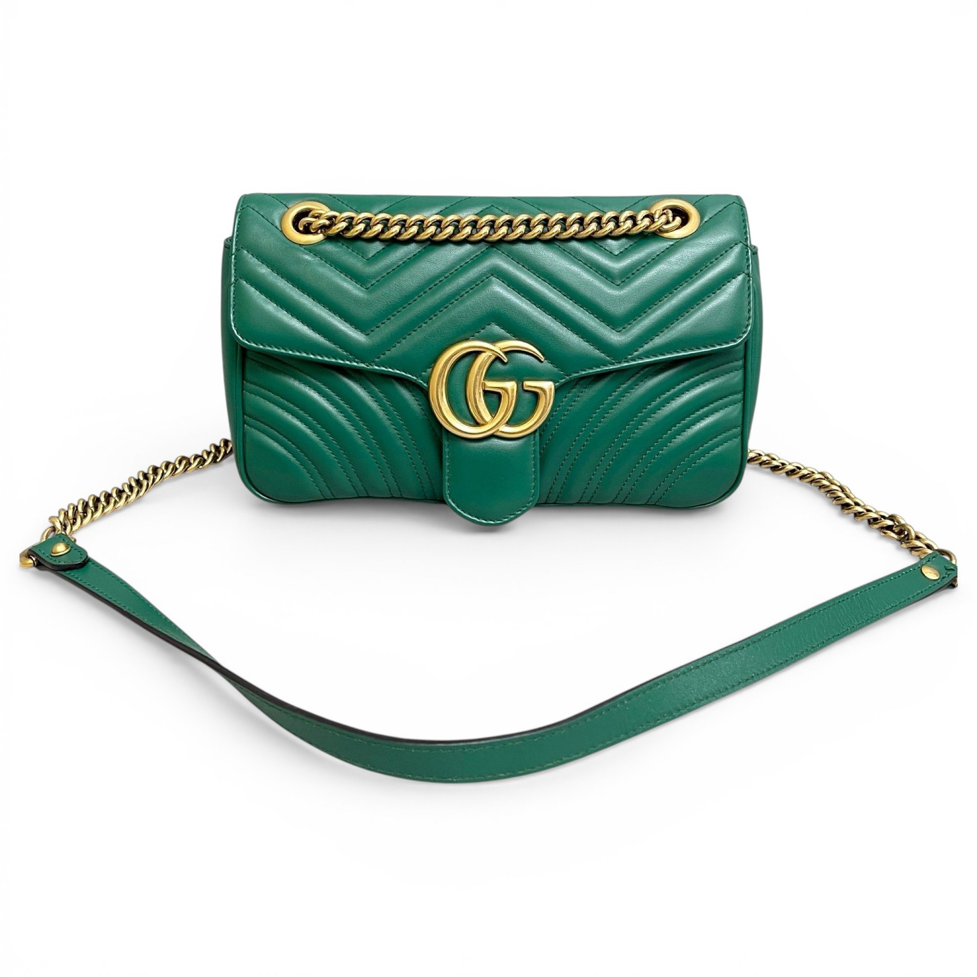 Gucci GG Marmont Flap leather handbag