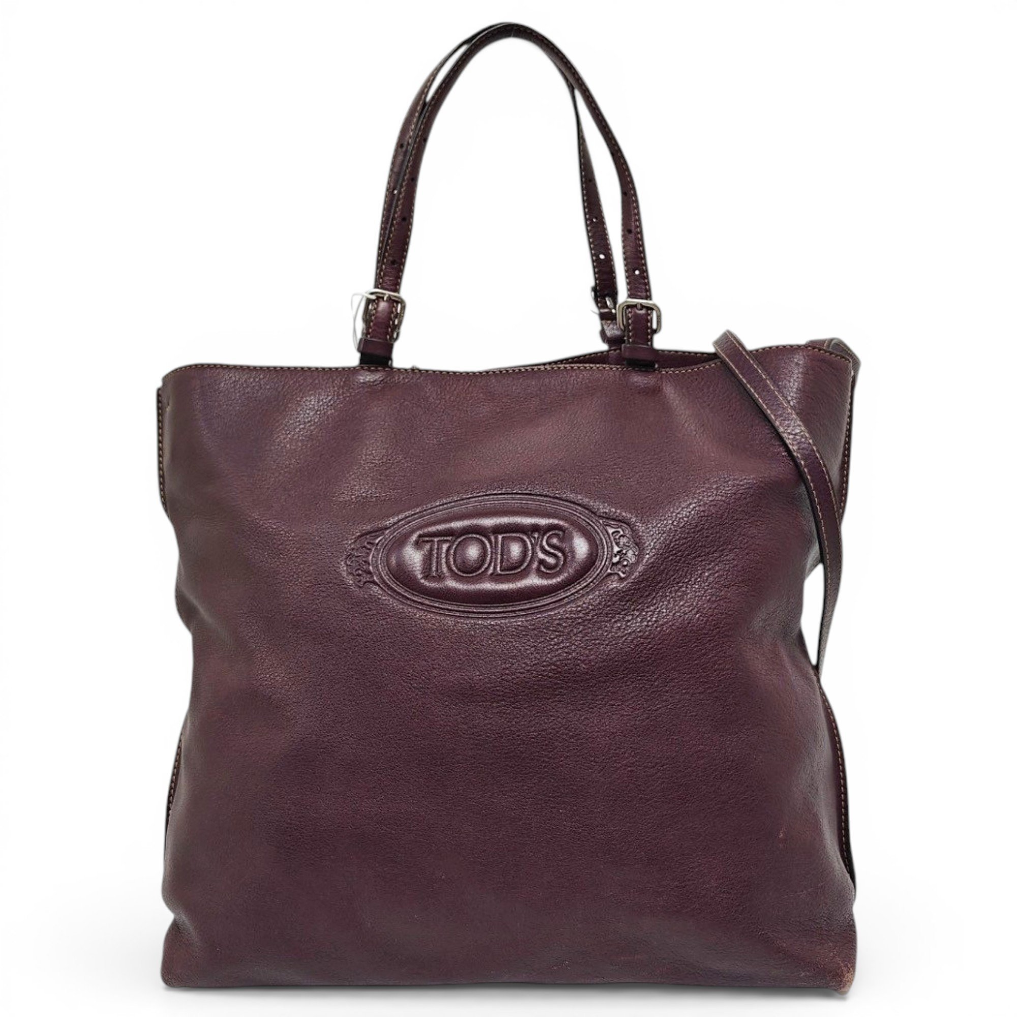 Leather tote