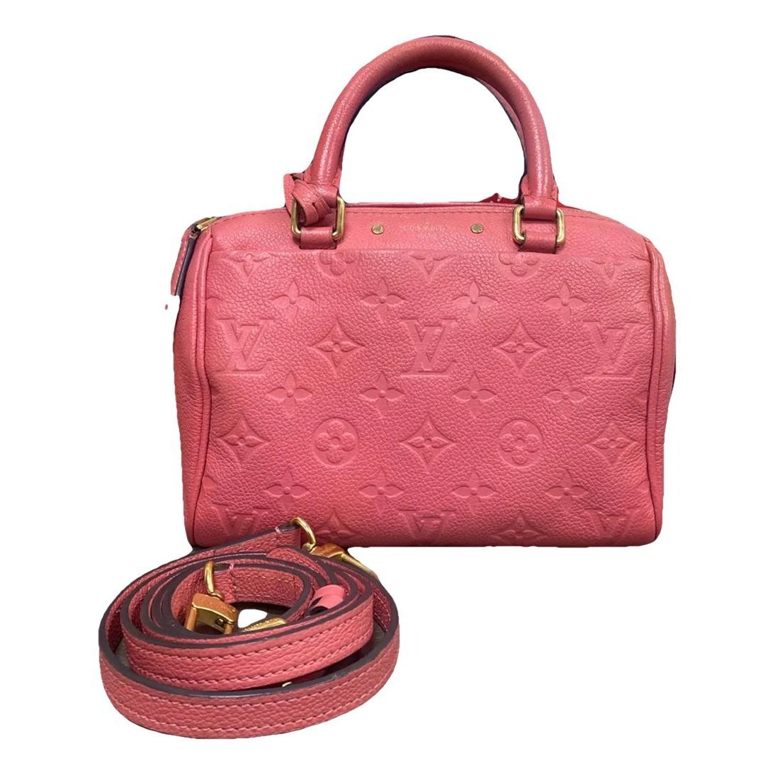 Speedy leather handbag
