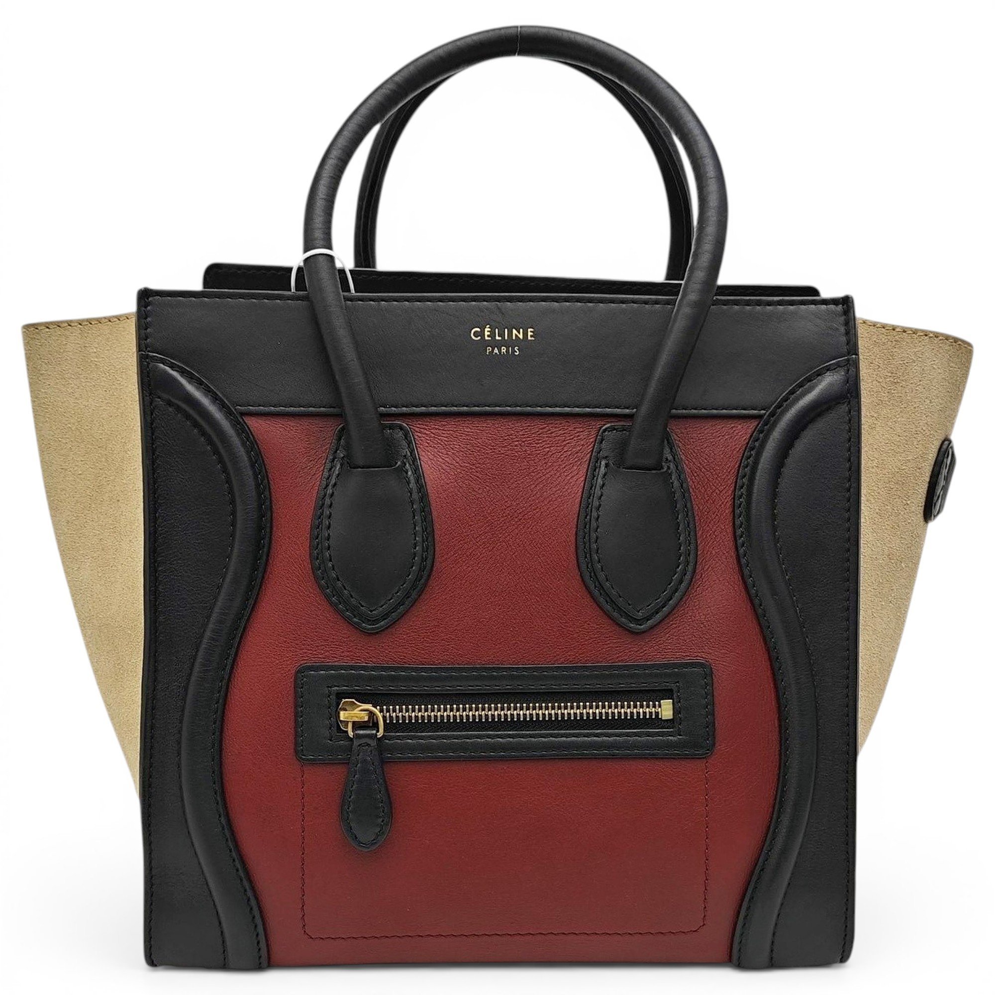Luggage leather handbag