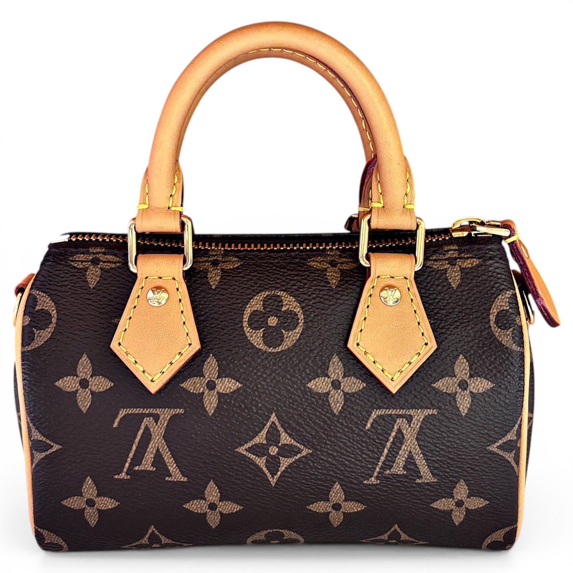 Nano Speedy / Mini HL leather handbag