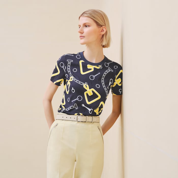 Violet Améthyste "Effet Kaleidoscope" Micro T-shirt