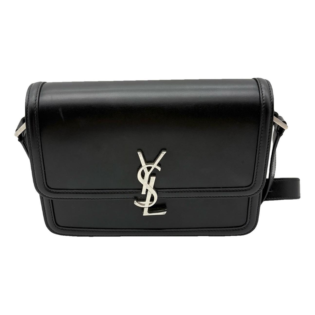 Solférino leather handbag