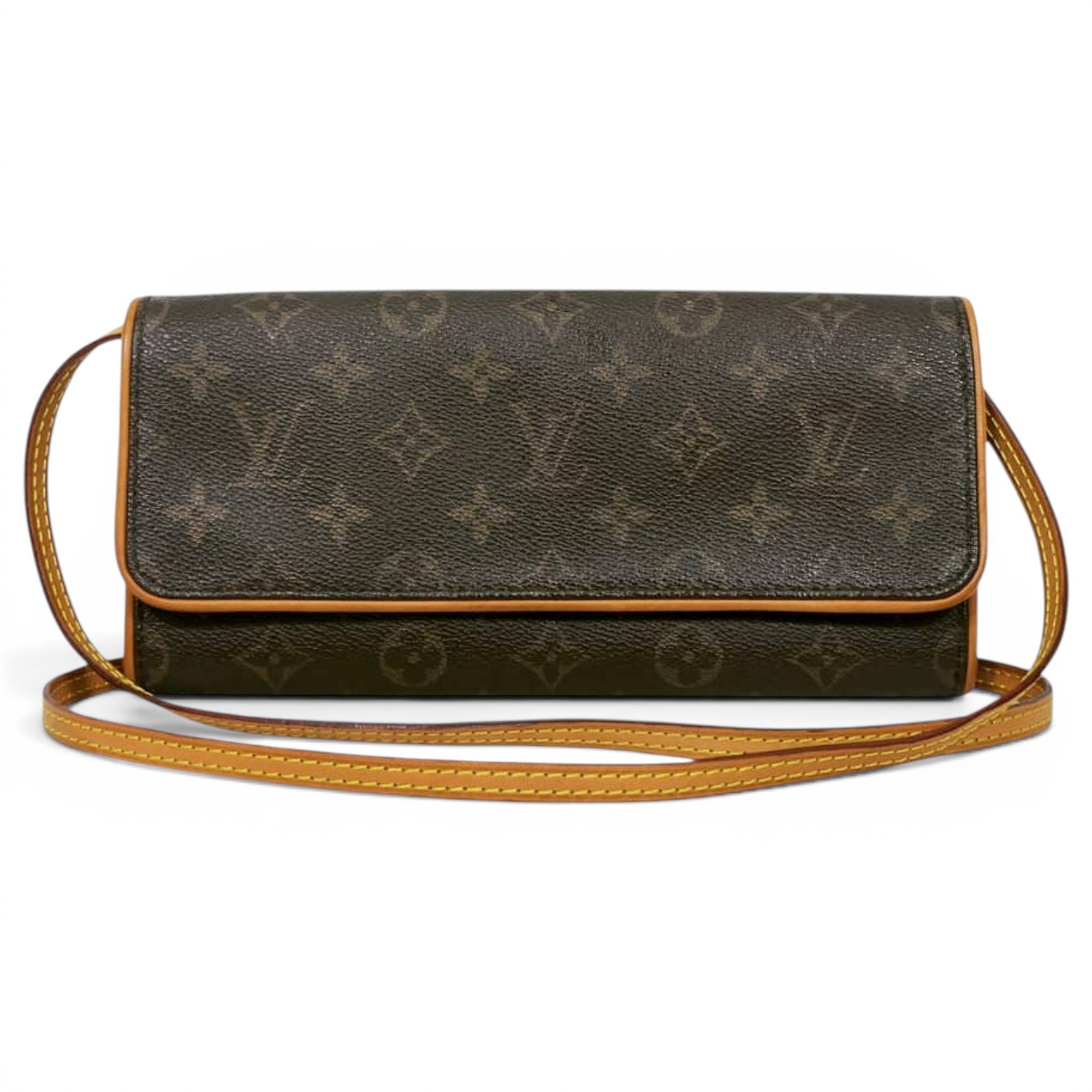 Twin cloth crossbody bag