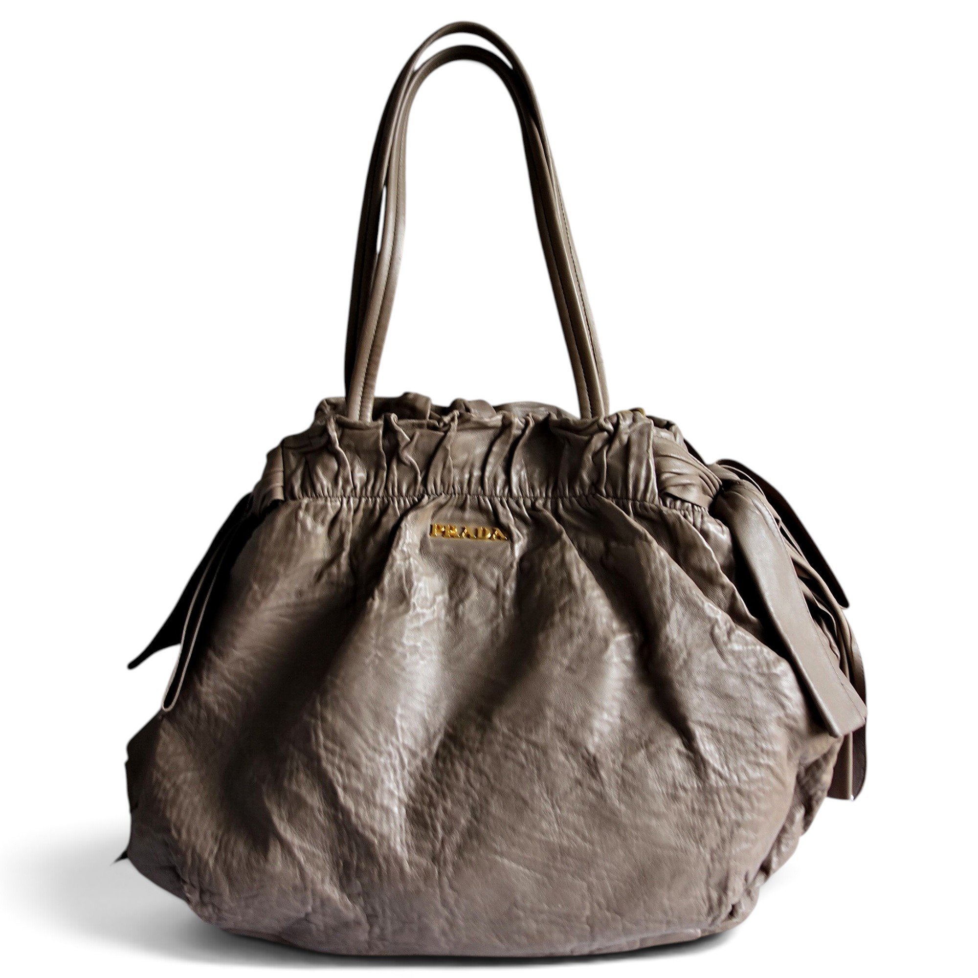 Leather handbag