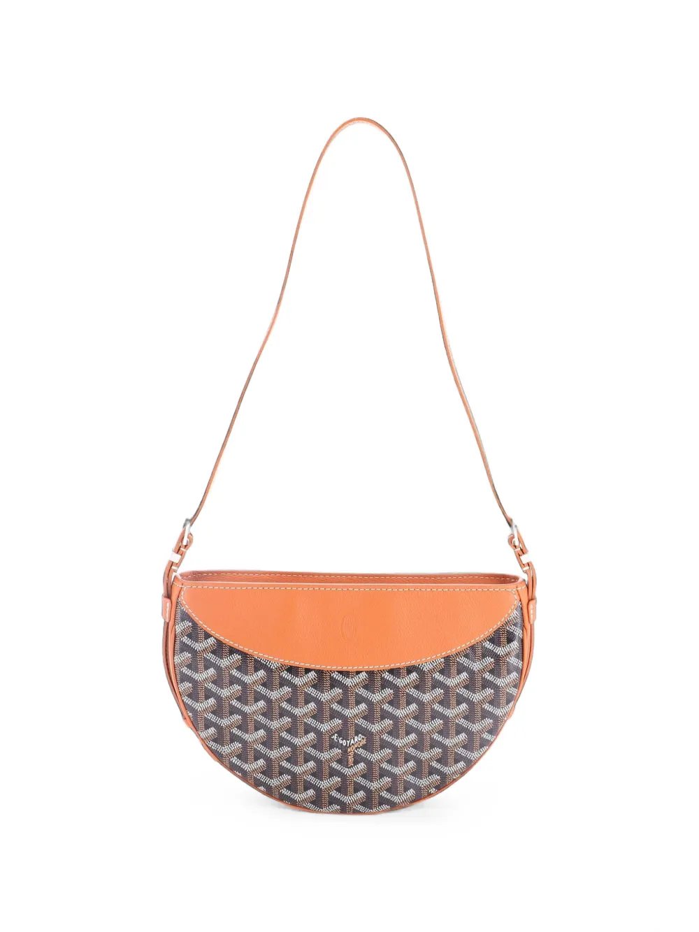 Goyard Hirondelle Coated Canvas and Leather shoulder bag