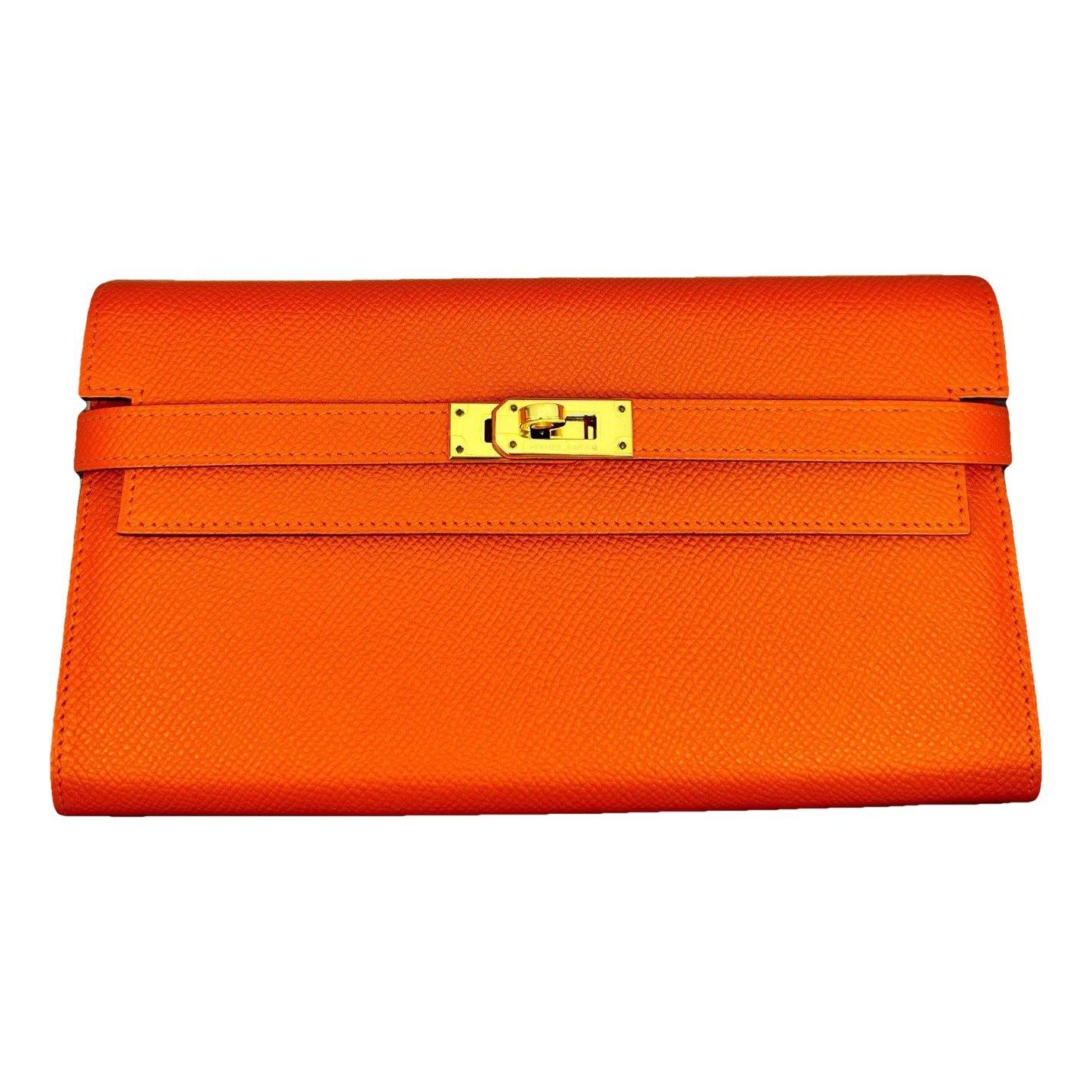 Kelly to go leather clutch bag